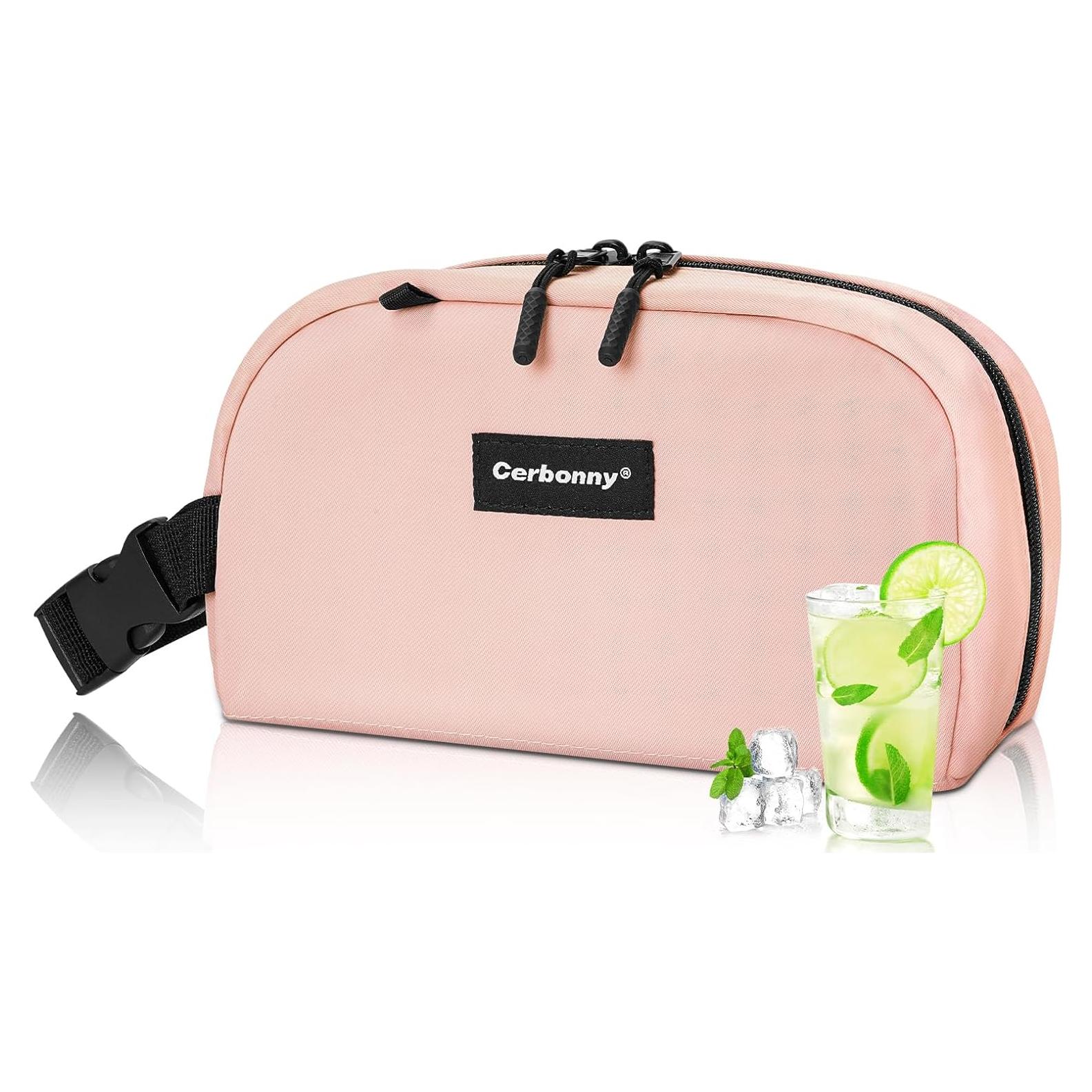 Bolsa de Almuerzo Refrigerante Cerbonny Rosa 2.5L Aislada
