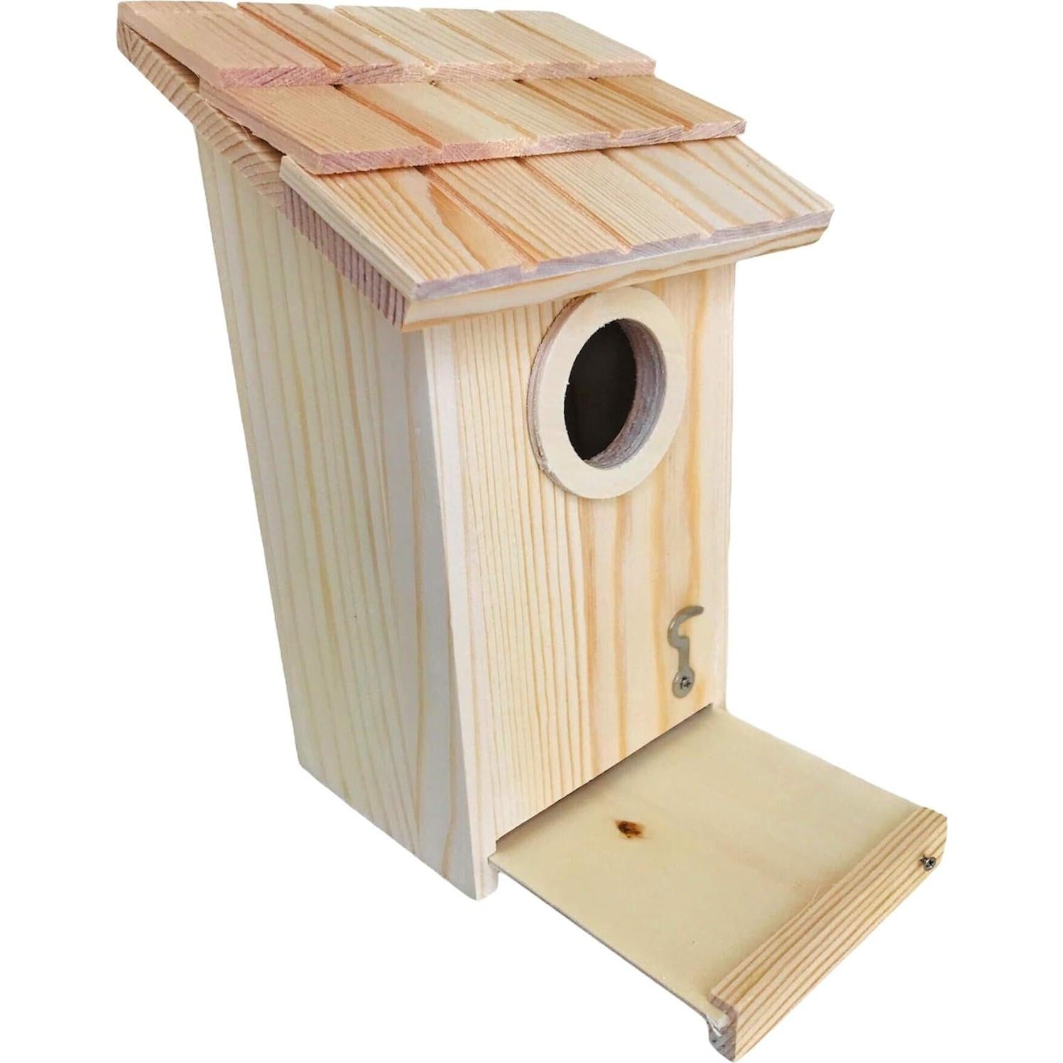 Paquete de 3 casas para pájaros Oojami - Madera sin terminar