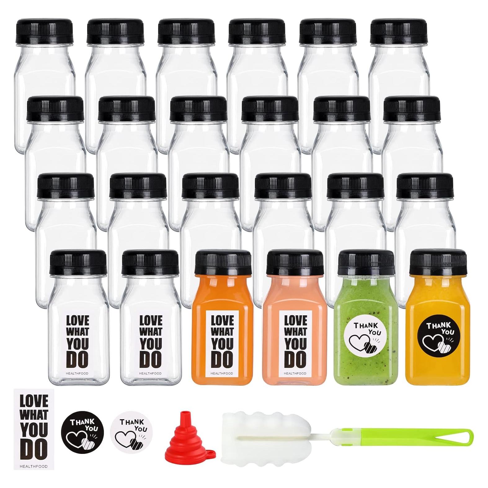 Paquete de 24 botellas de 120ml Fhxtcygj reutilizables