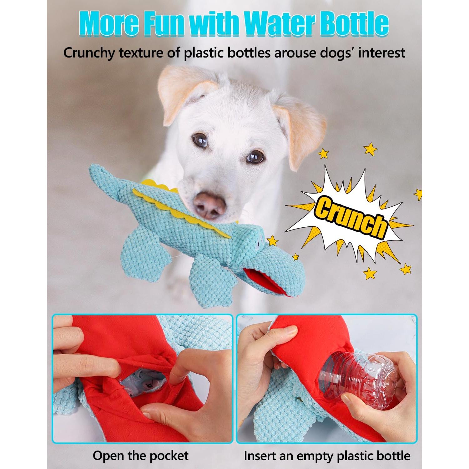 Juguete Interactivo para Perros Cocodrilo SCHITEC 41x26cm