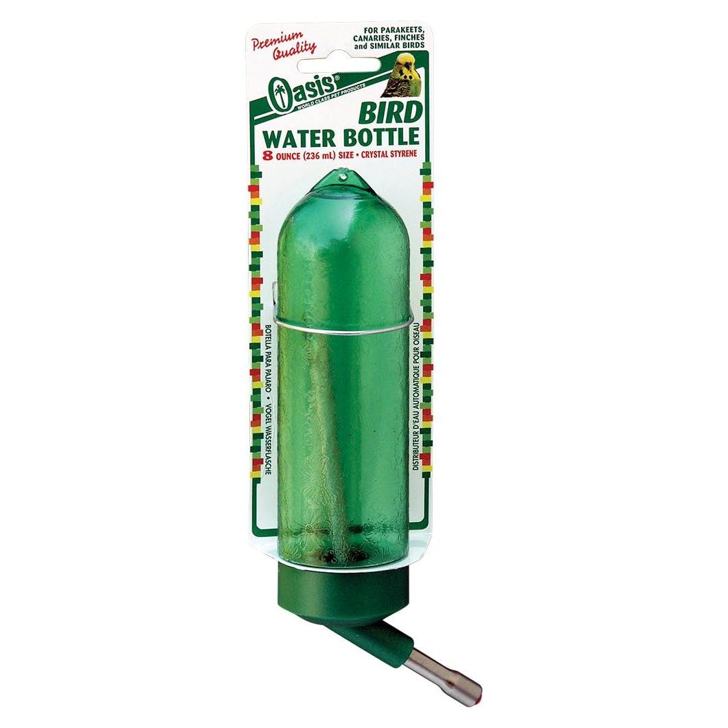 Botella de Agua para Aves Oasis 81012, 226g, Antigoteo