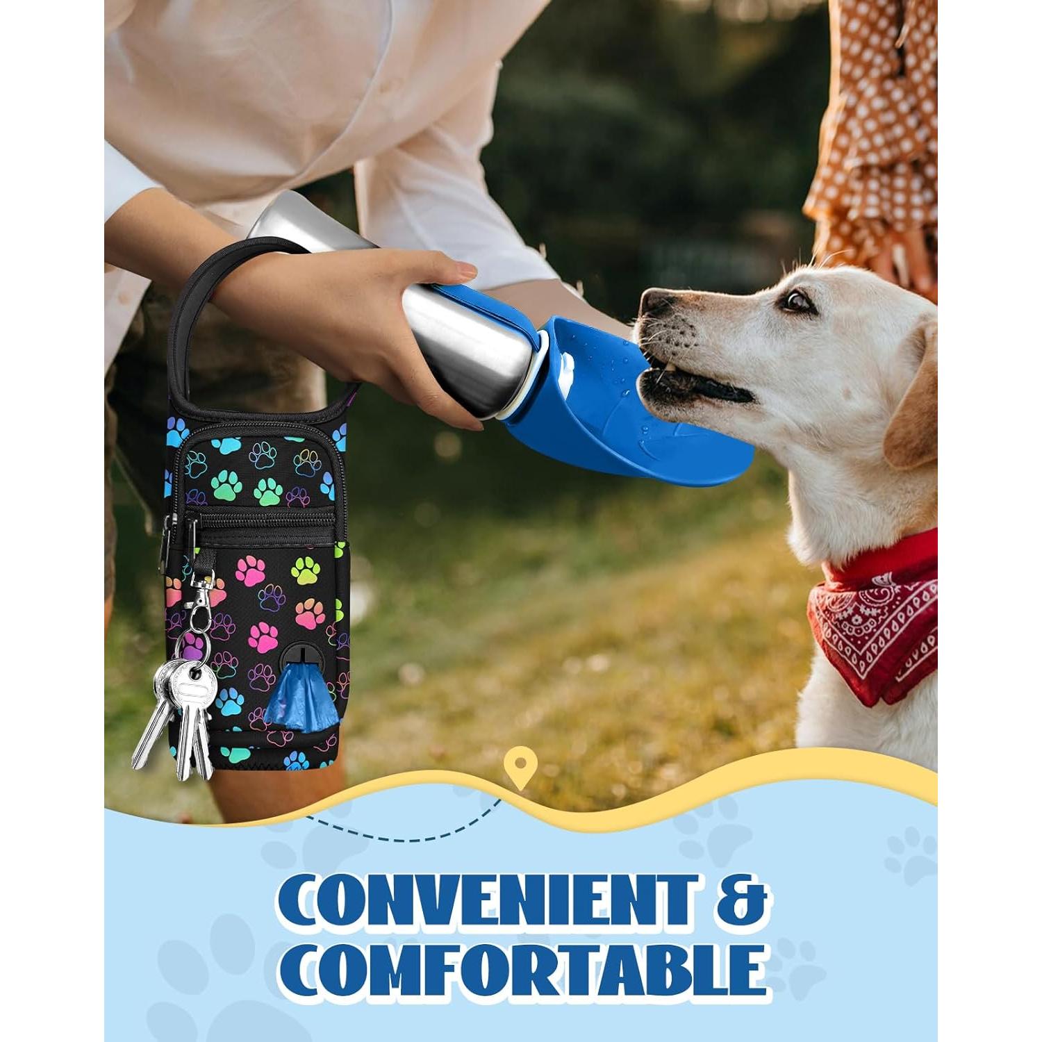 Bolsa Portátil Toykee para Botella de Agua Mascotas 27oz