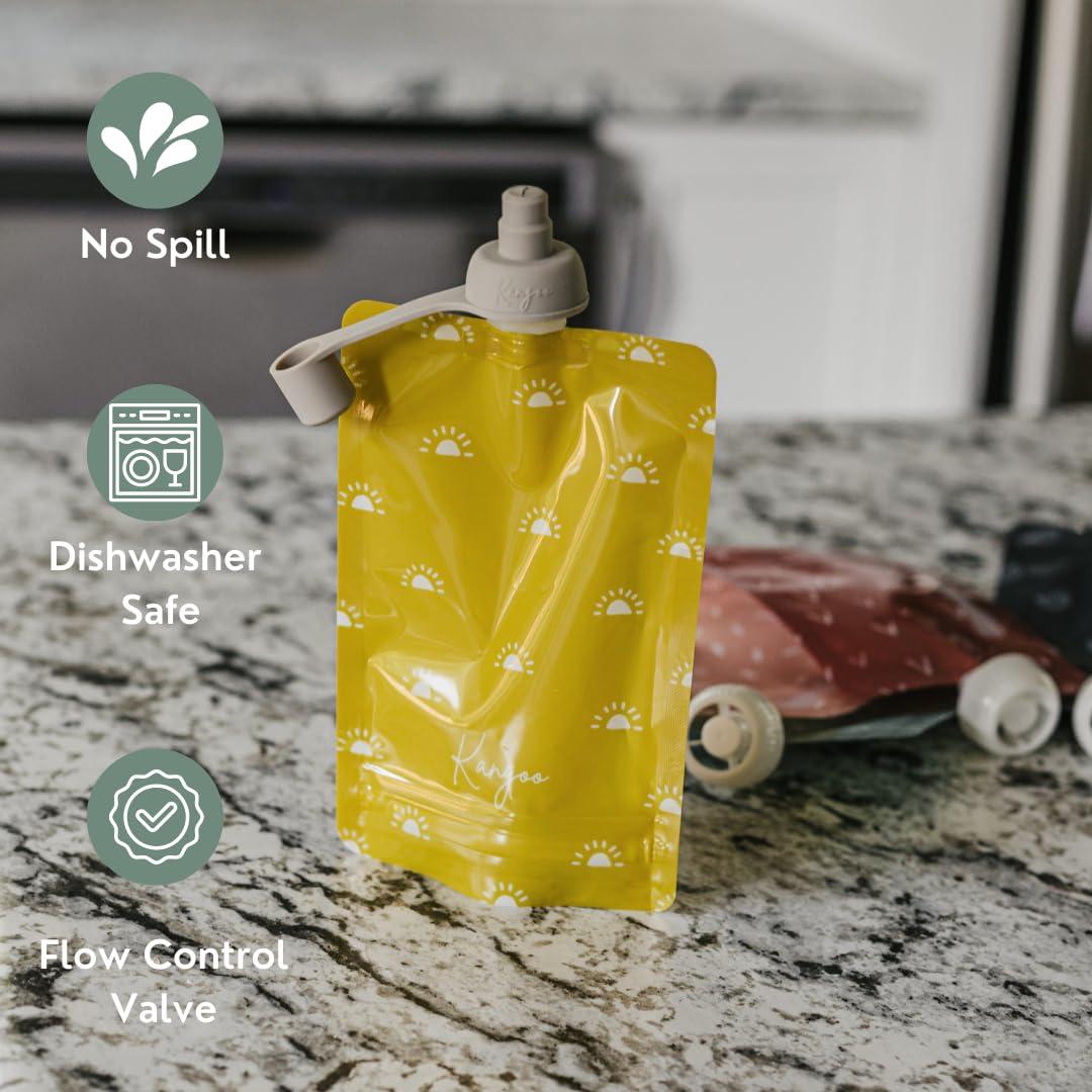 Válvulas Antiderrame para Bolsas de Comida Softsip x2 - Silicona BPA Free