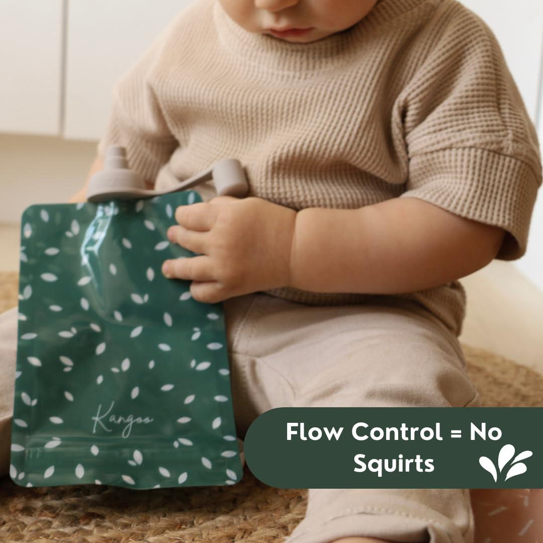 Válvulas Antiderrame para Bolsas de Comida Softsip x2 - Silicona BPA Free