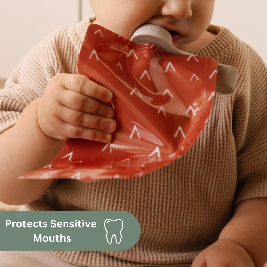 Válvulas Antiderrame para Bolsas de Comida Softsip x2 - Silicona BPA Free