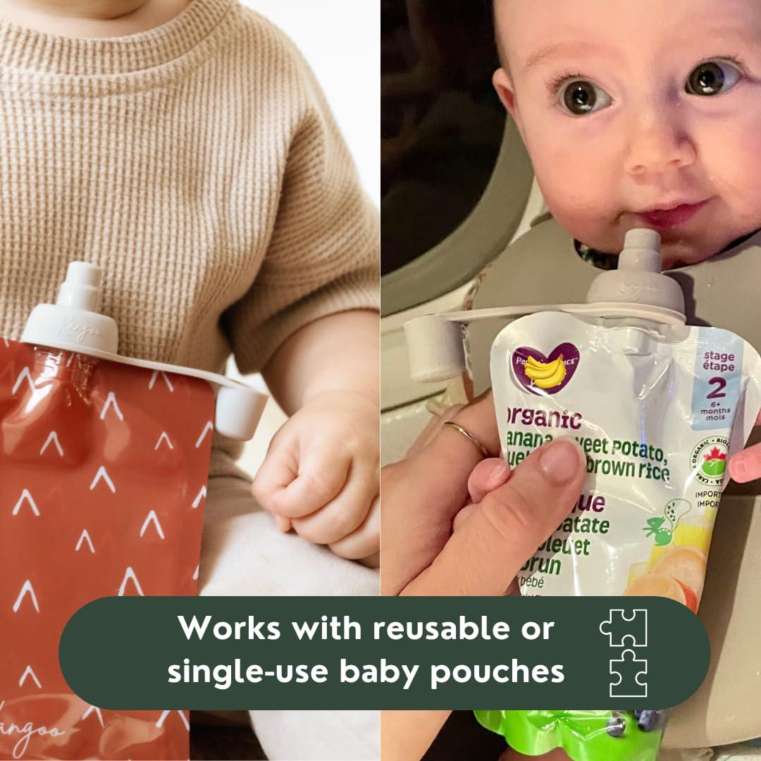 Válvulas Antiderrame para Bolsas de Comida Softsip x2 - Silicona BPA Free