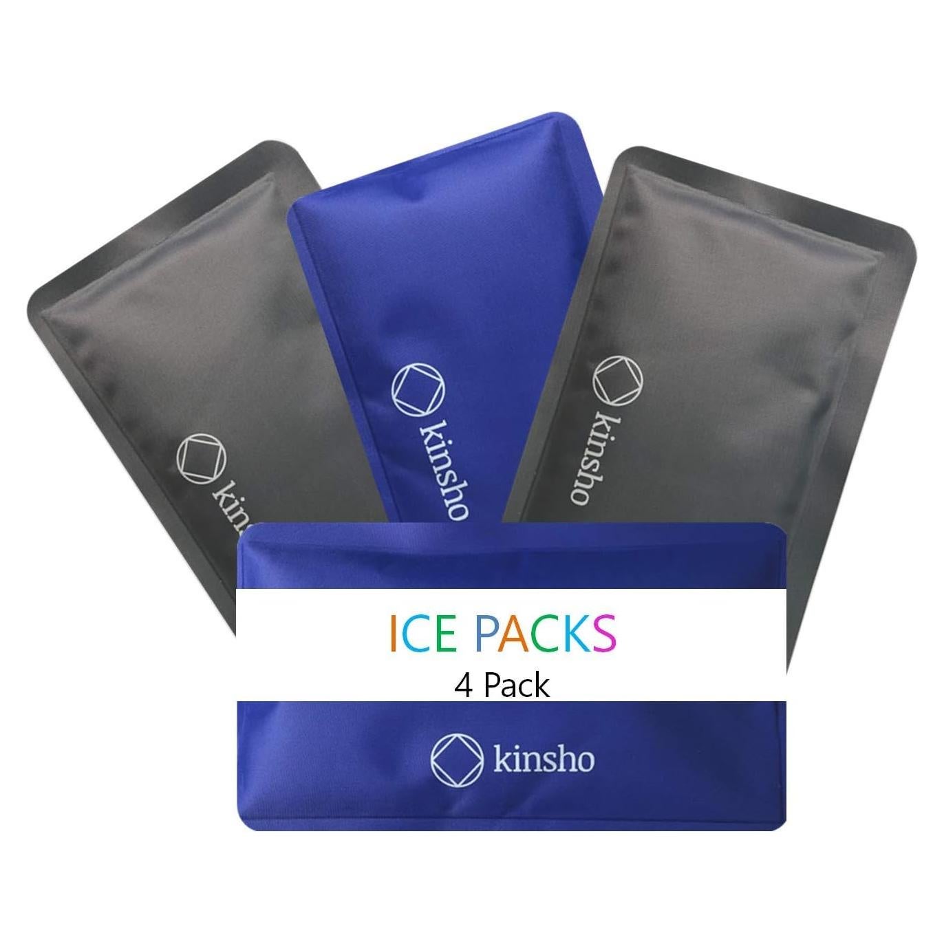 Paquetes de Hielo Suaves Reutilizables kinsho - Set de 4