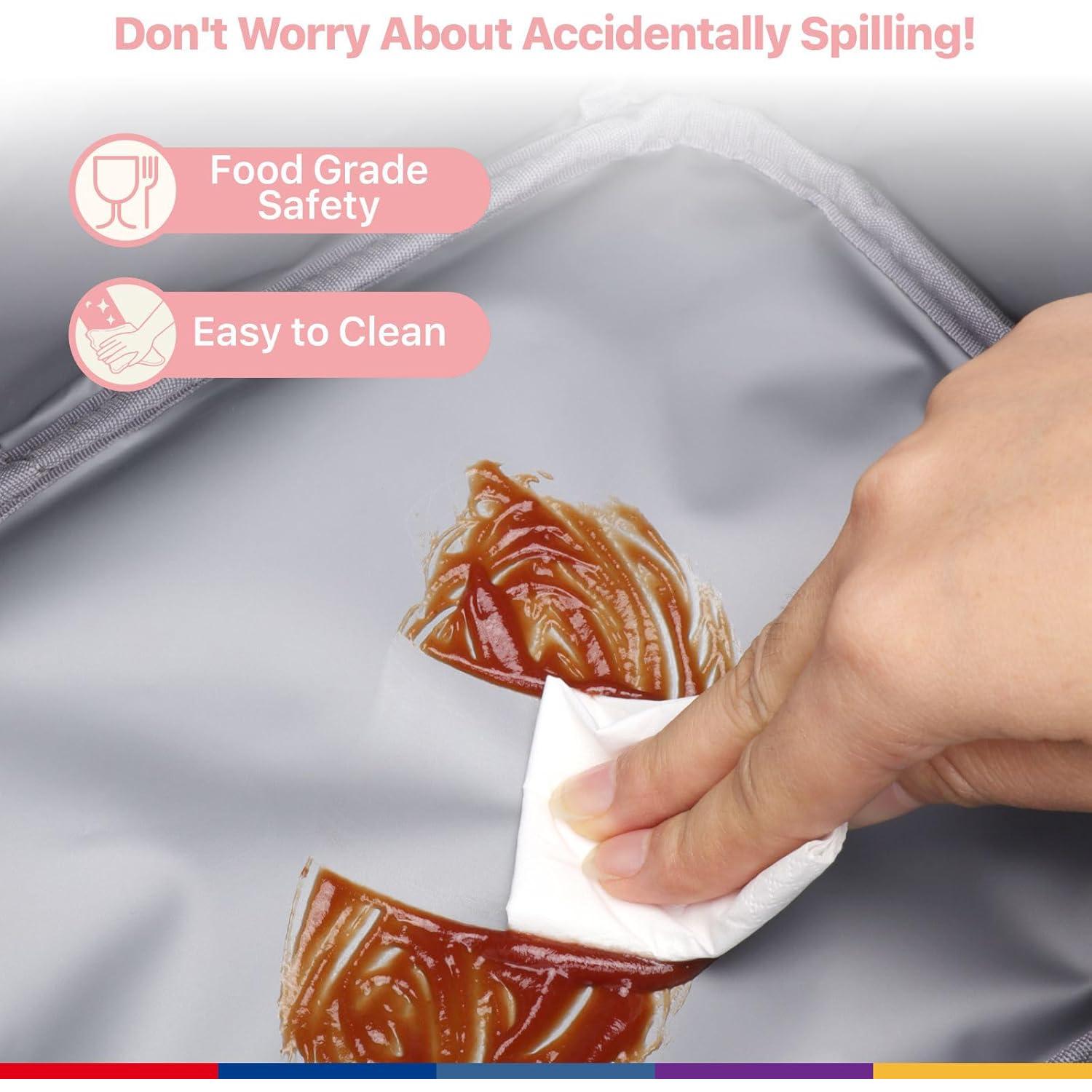 Bolsa de Almuerzo Aislada Bagseri Unicornio Morado 22x11x26cm