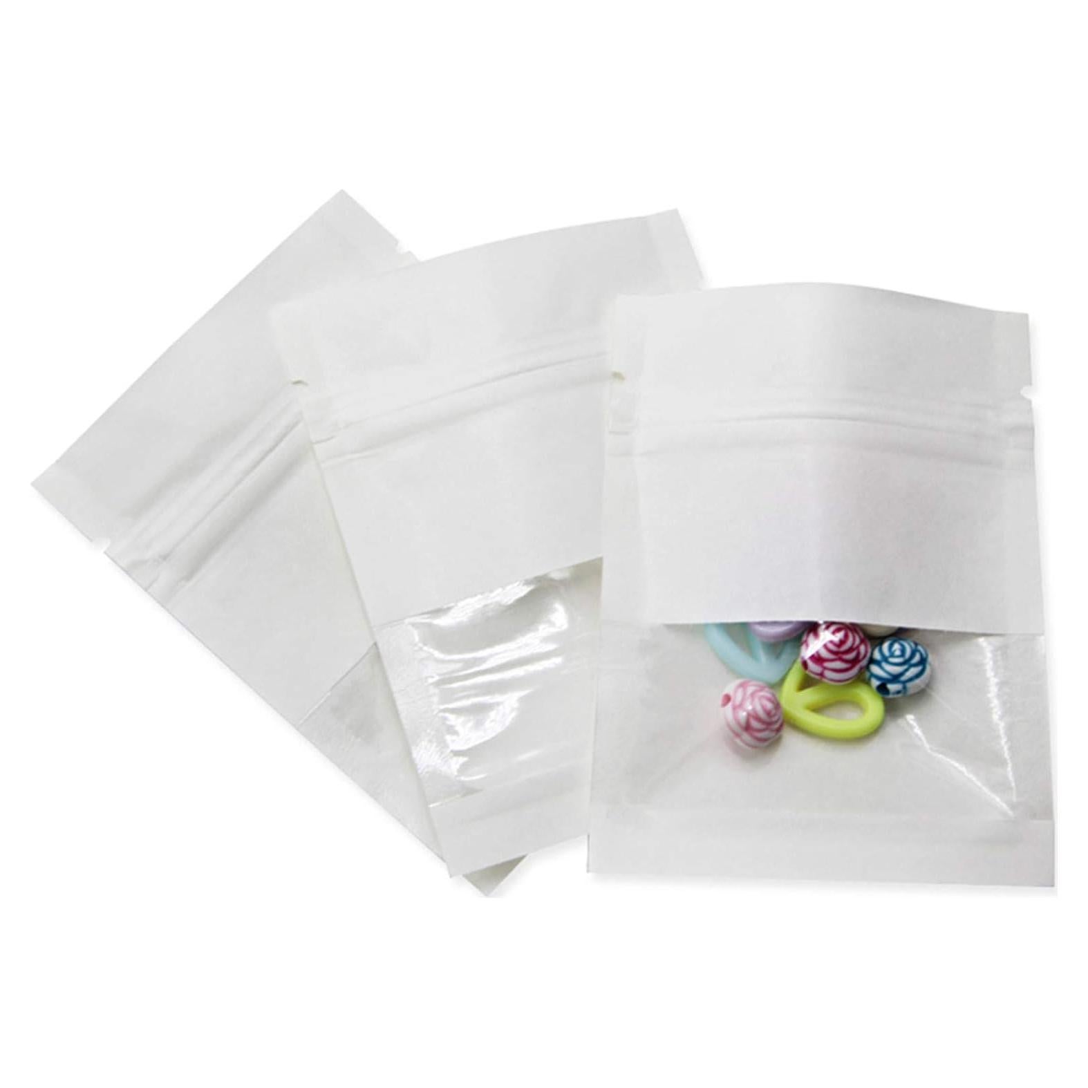 Bolsas de Papel Kraft Reutilizables FERENLI 100 Pcs 7x9cm