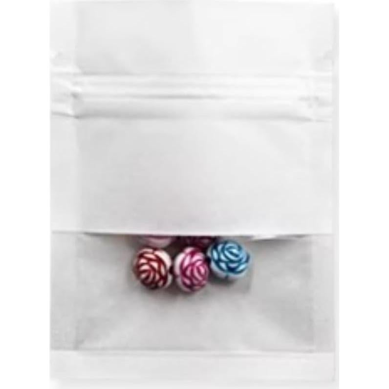 Bolsas de Papel Kraft Reutilizables FERENLI 100 Pcs 7x9cm