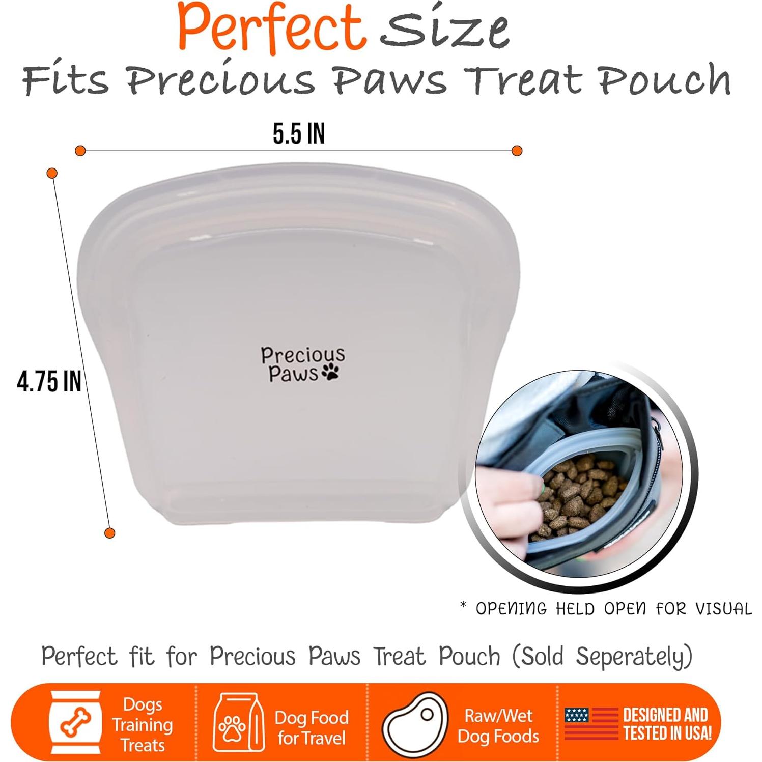 Paquete de 2 Bolsas de Silicona Precious Paws para Golosinas