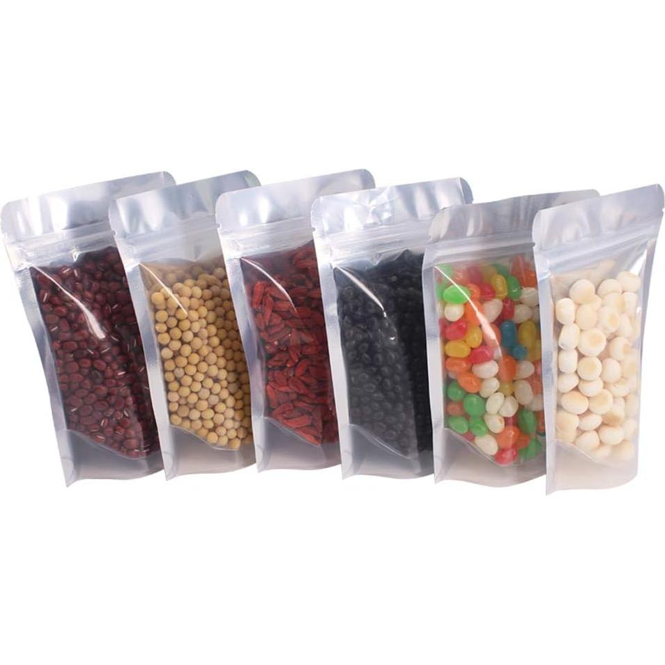 100 Bolsas Mylar Reutilizables 4x6" Belinlen Transparentes
