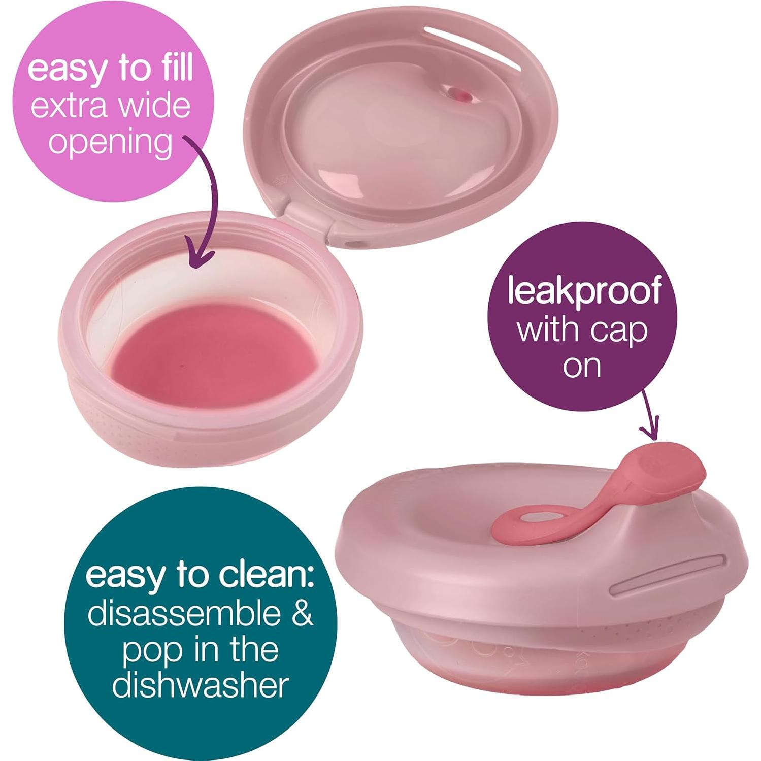 Bolsa Reutilizable para Comida b.box 110ml Sonrosado