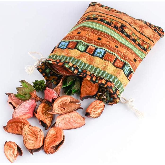 Bolsa de yute étnica azteca SumDirect 20 piezas 13x18 cm