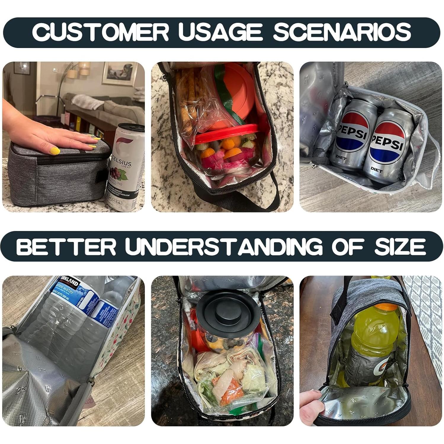 Bolsa de Almuerzo Aislada Yelocota Unicornio 765g - Resistente a Fugas