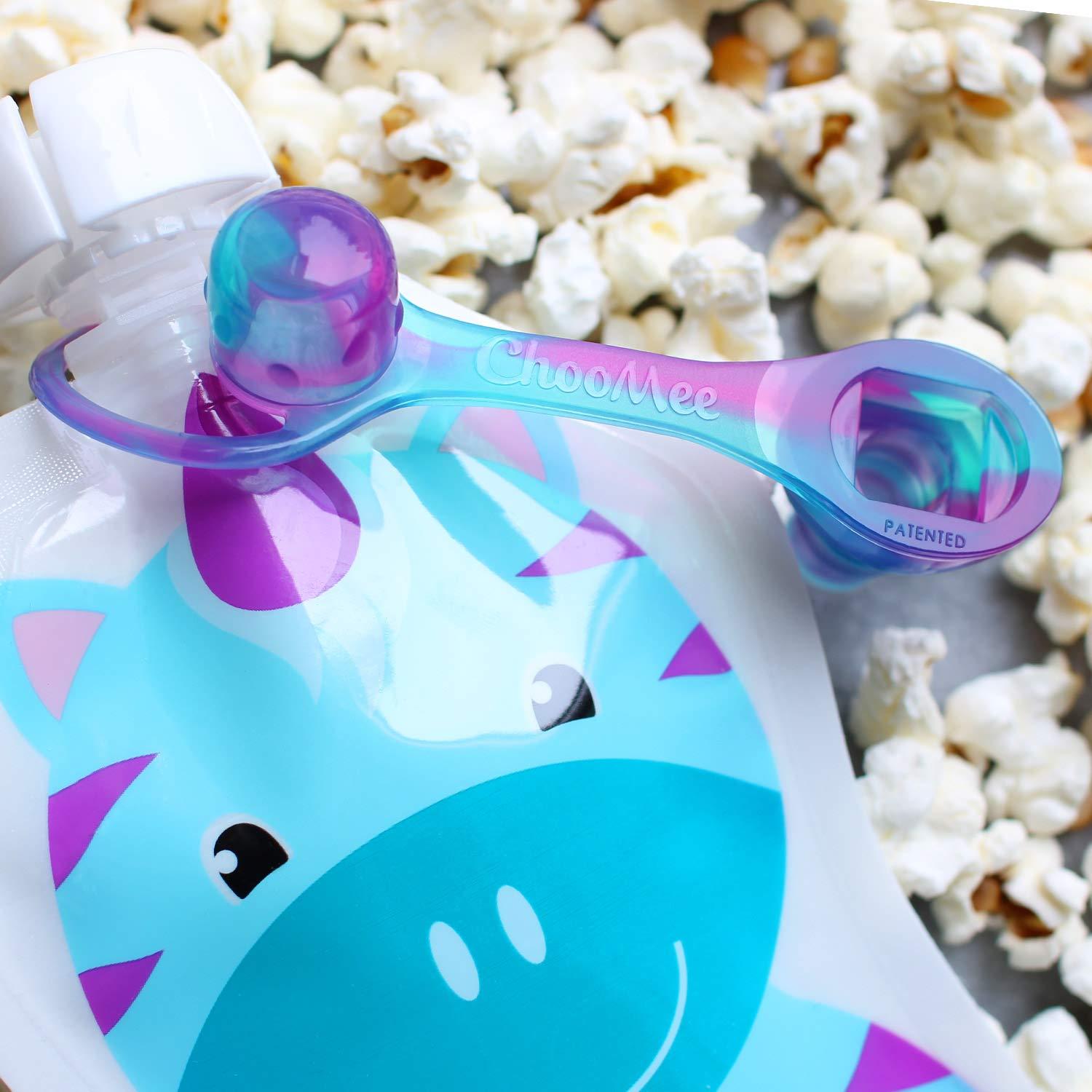 Tapa de Bolsa de Comida ChooMee SoftSip 4 Unidades Silicona