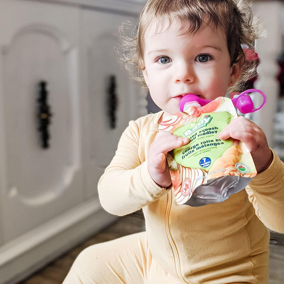 Tapa de Bolsa de Comida ChooMee SoftSip 4 Unidades Silicona