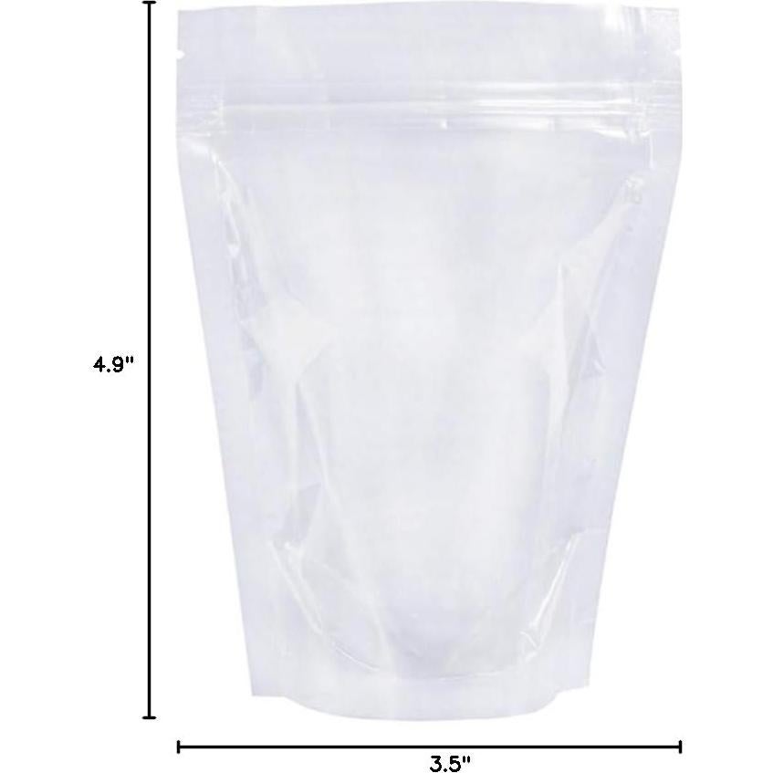 Bolsas Transparentes Reutilizables PABCK 100 Unidades 9x12.5 cm