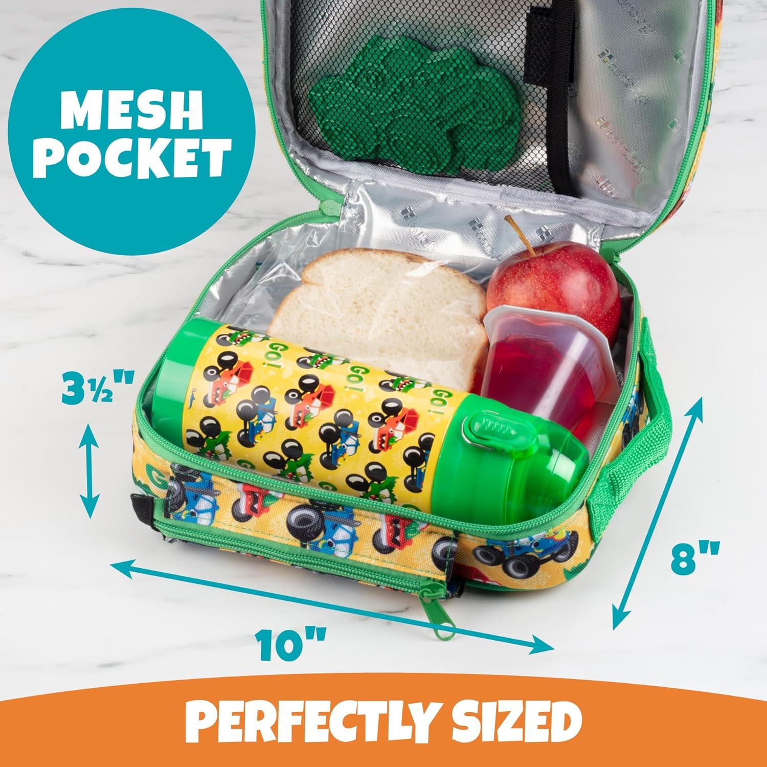 Caja de Almuerzo Aislada Bentology Camión Monstruo 25.4x20.3cm