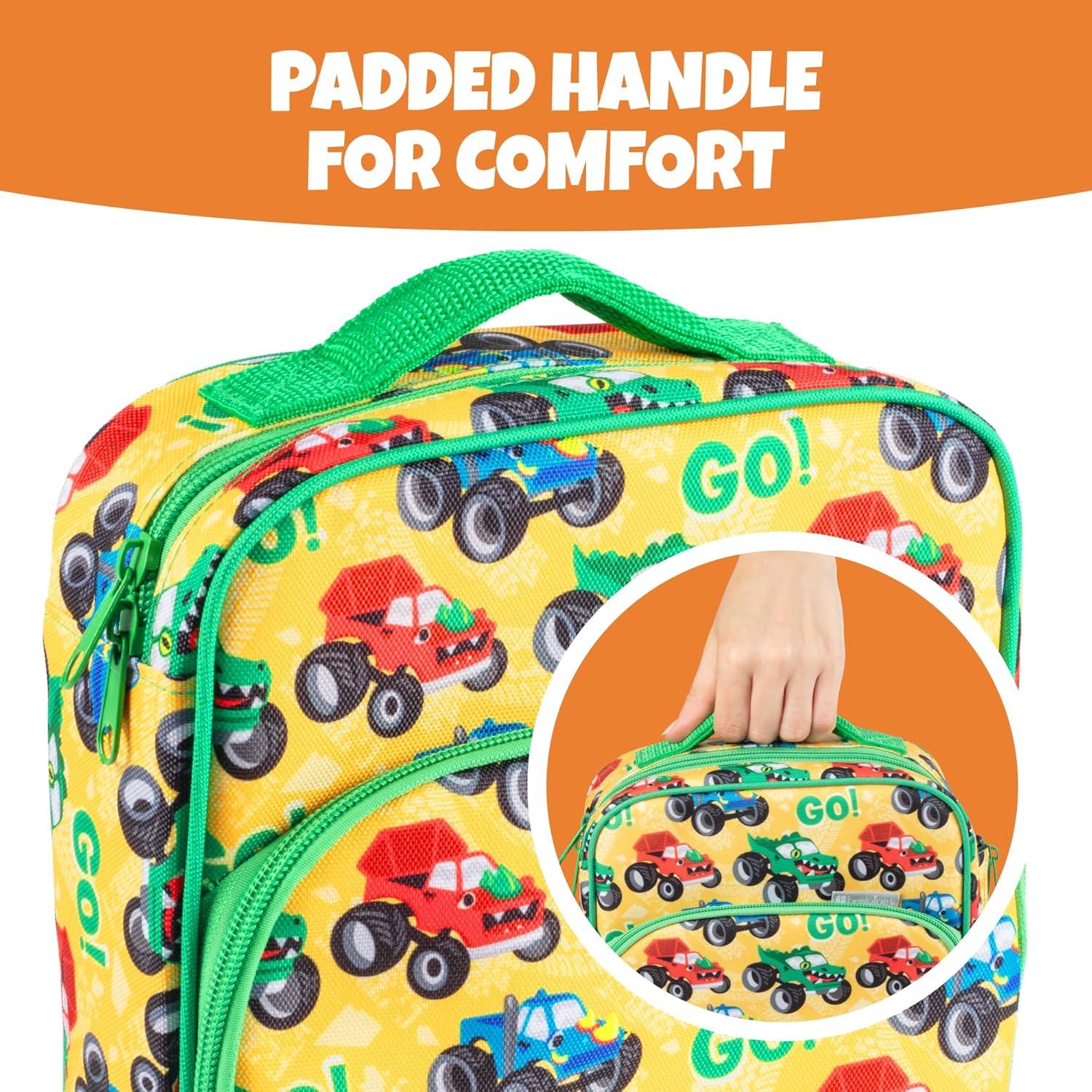 Caja de Almuerzo Aislada Bentology Camión Monstruo 25.4x20.3cm