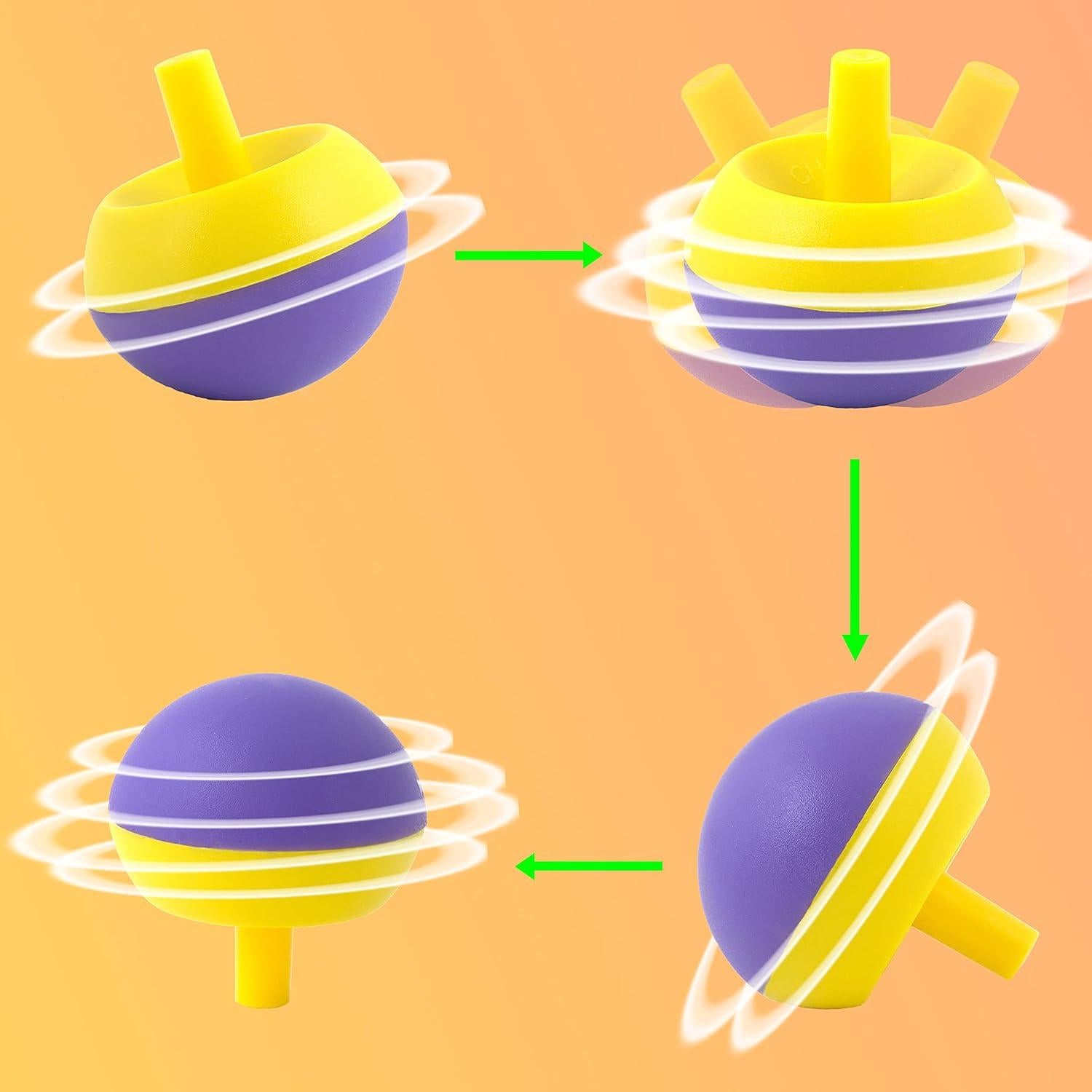 Trompos Giratorios Tippy Entervending - 25 Pcs - 8.9 cm