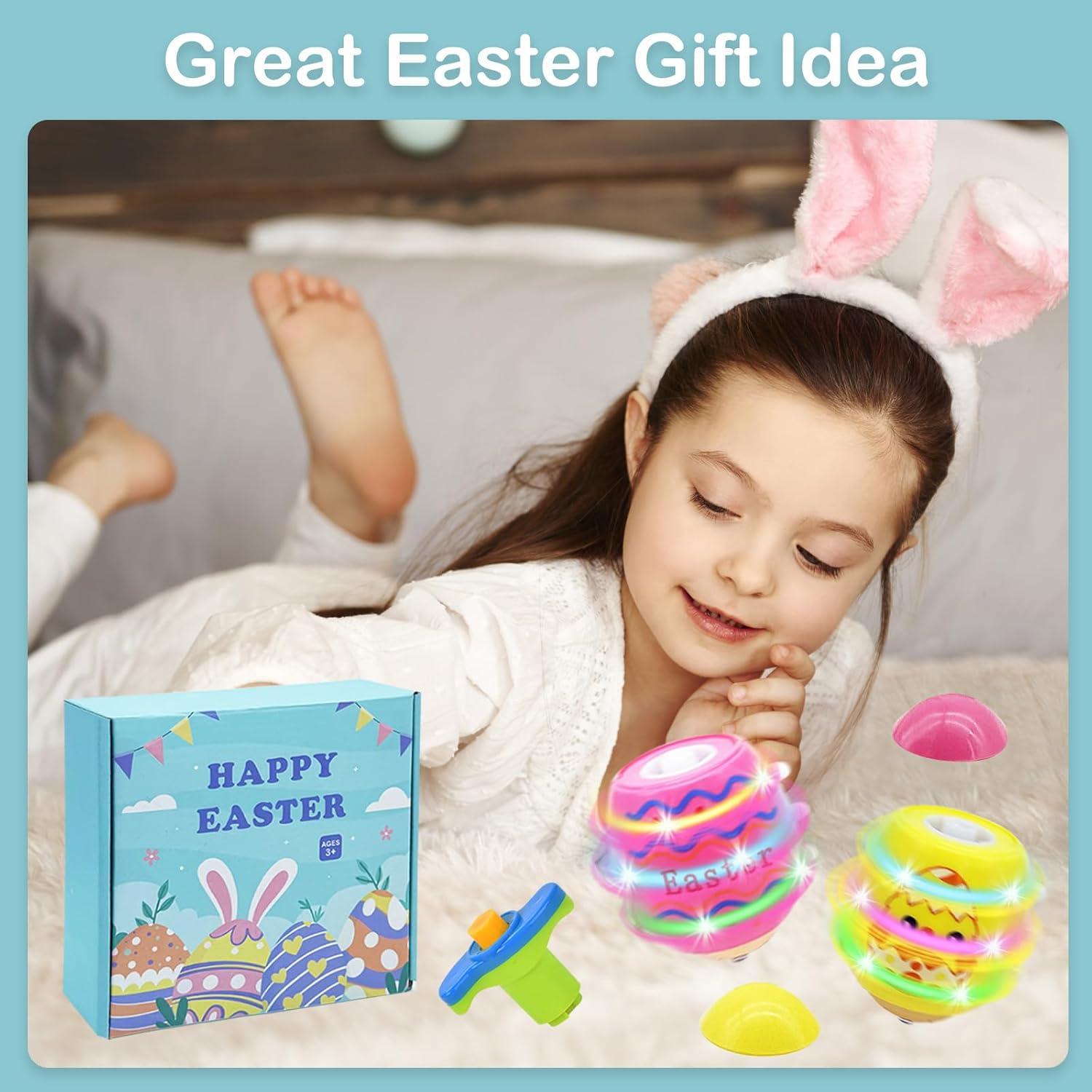 Trompos Giratorios Iluminados Taranovi - Rellenos de Cesta de Pascua