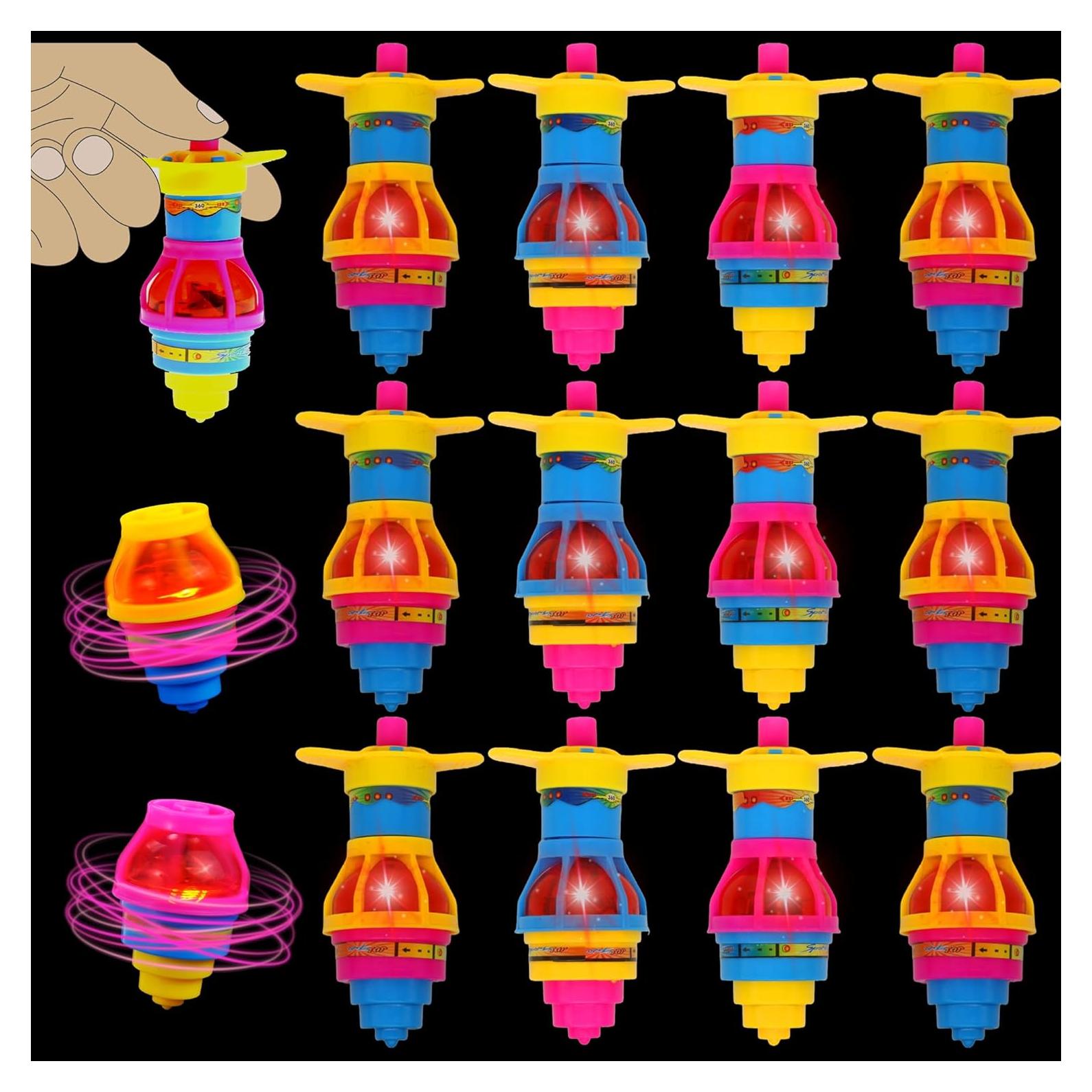 Trompos LED PowerTRC - Paquete de 12 para Niños