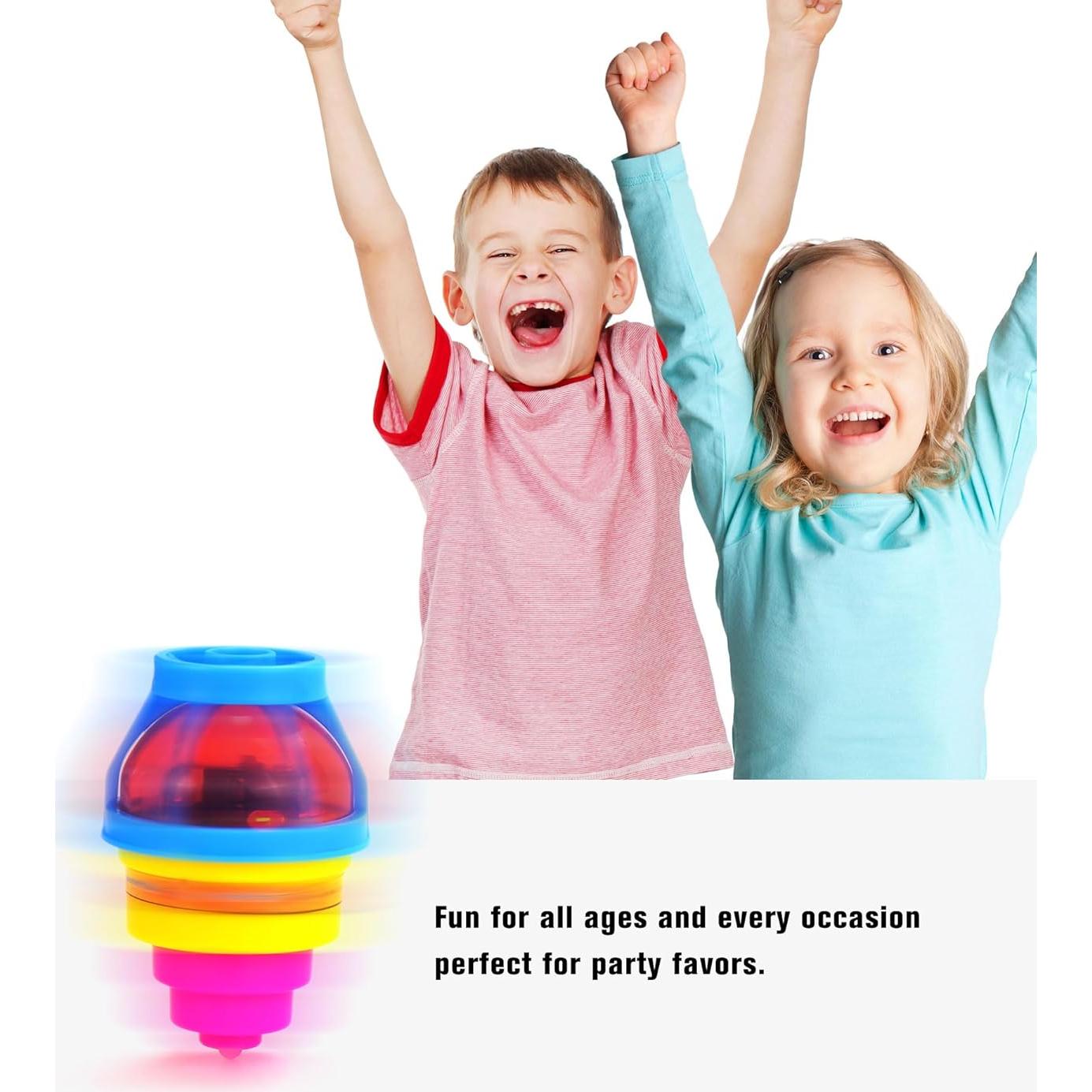 Trompos LED PowerTRC - Paquete de 12 para Niños