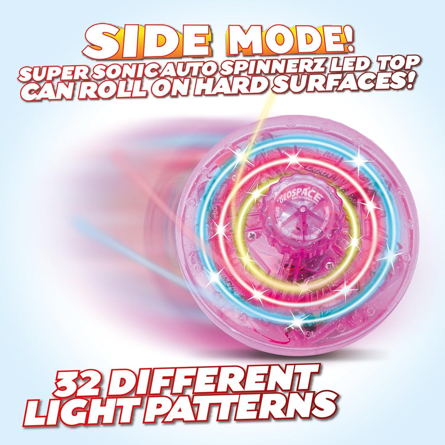 Trompo Giratorio LED Geospace Spinnerz - Paquete de 2