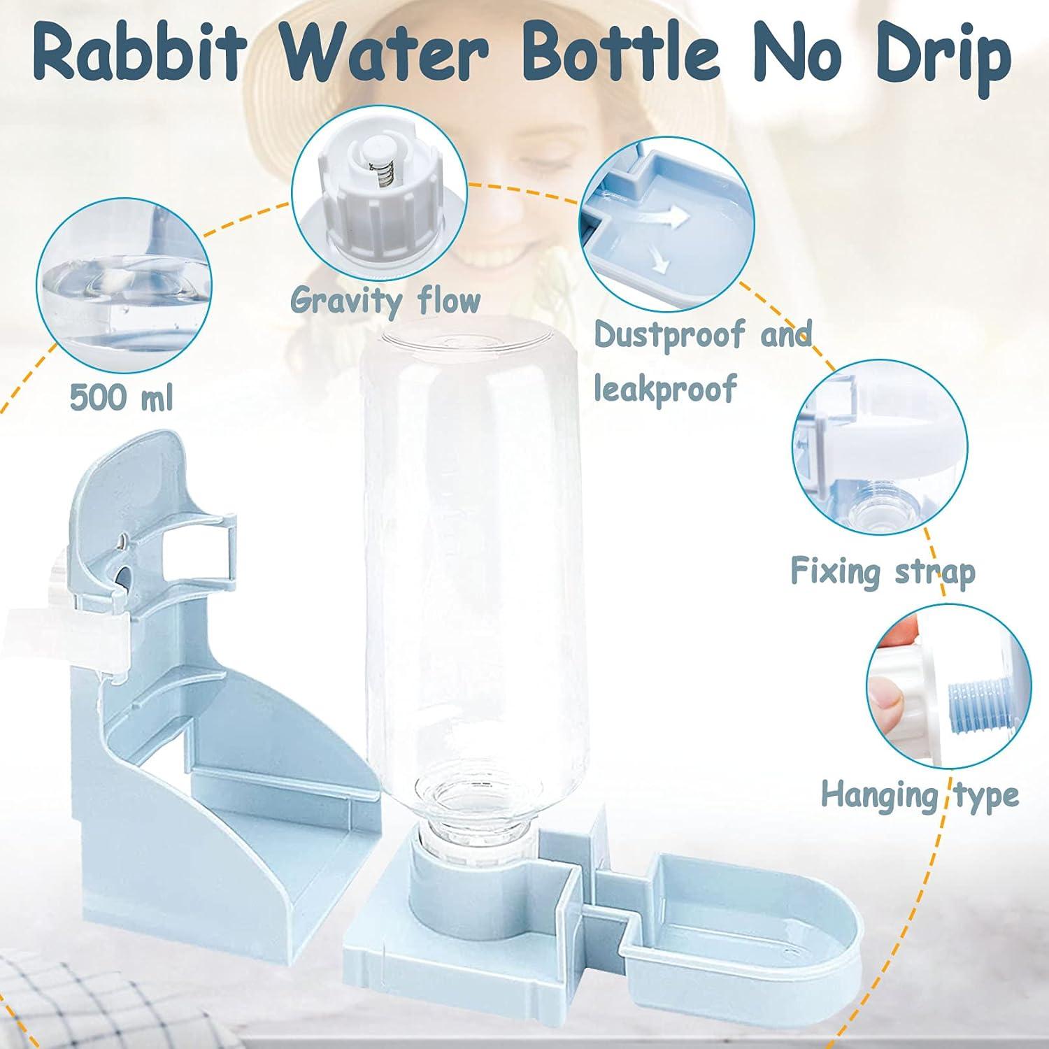 Set 3 en 1 Comedero y Bebedero para Conejos Hamiledyi