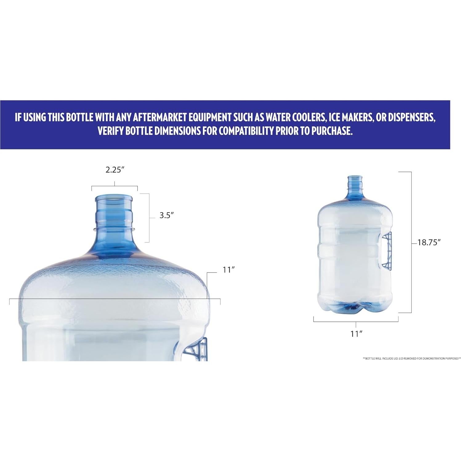 Botella PET 5 Galones New Wave Enviro Libre BPA Azul