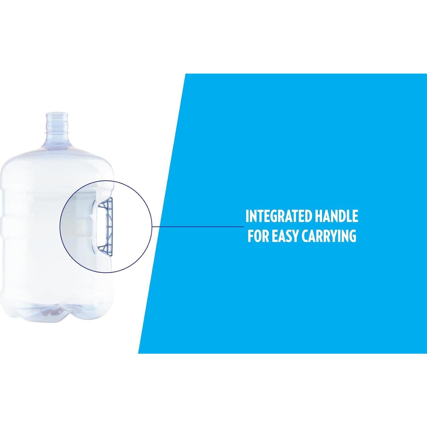 Botella PET 5 Galones New Wave Enviro Libre BPA Azul