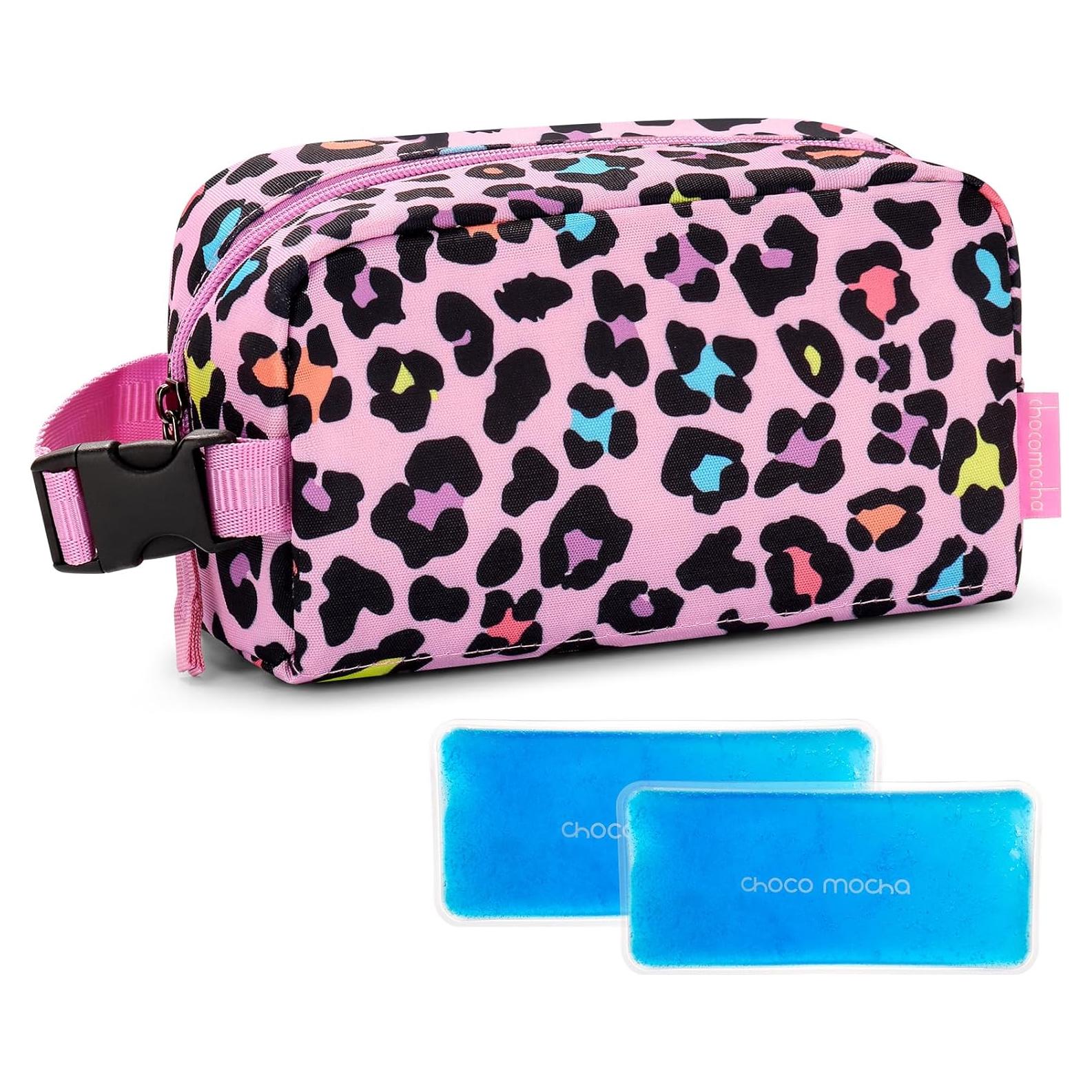 Bolsa Térmica Aislada Choco Mocha Cheetah Rosa 3.6L