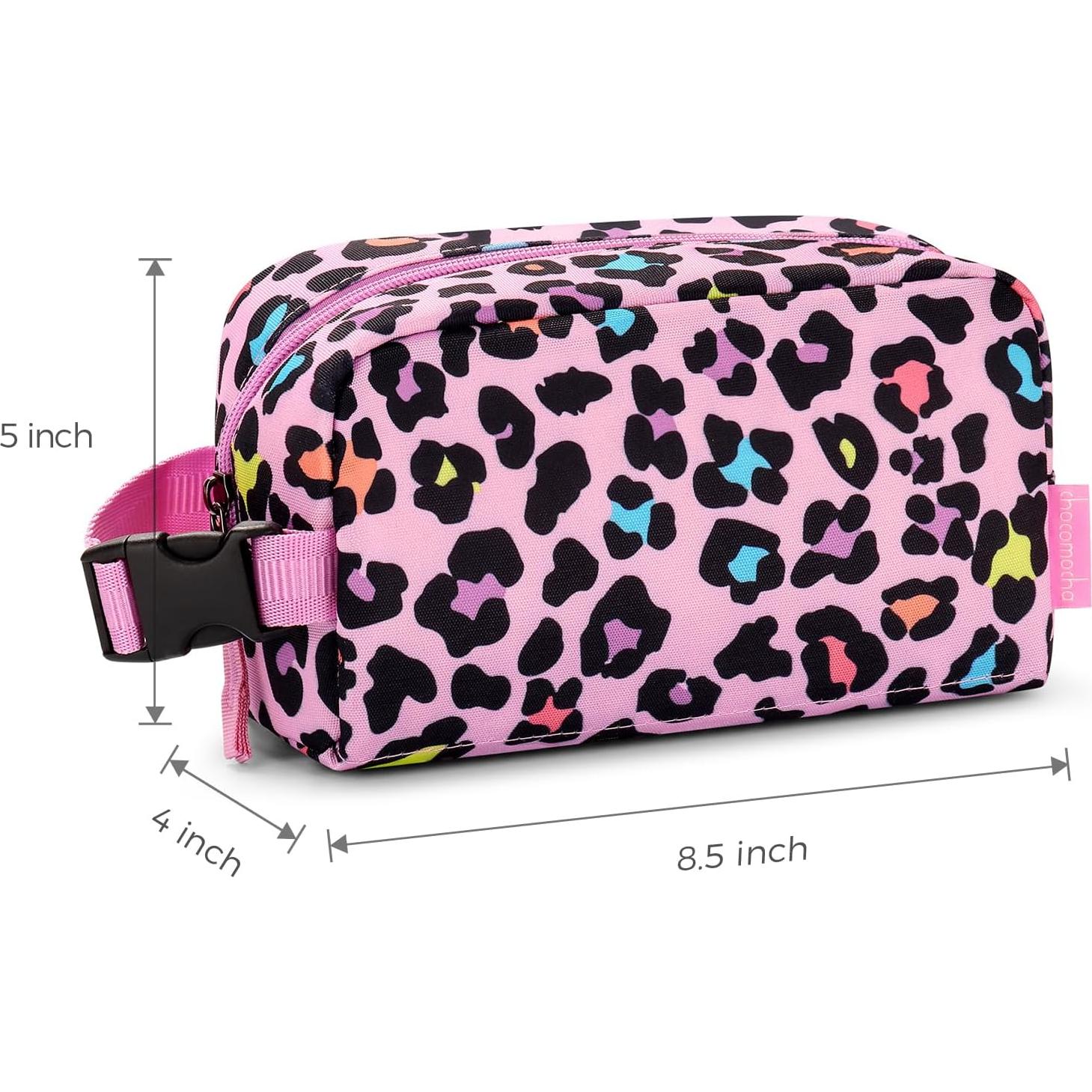 Bolsa Térmica Aislada Choco Mocha Cheetah Rosa 3.6L