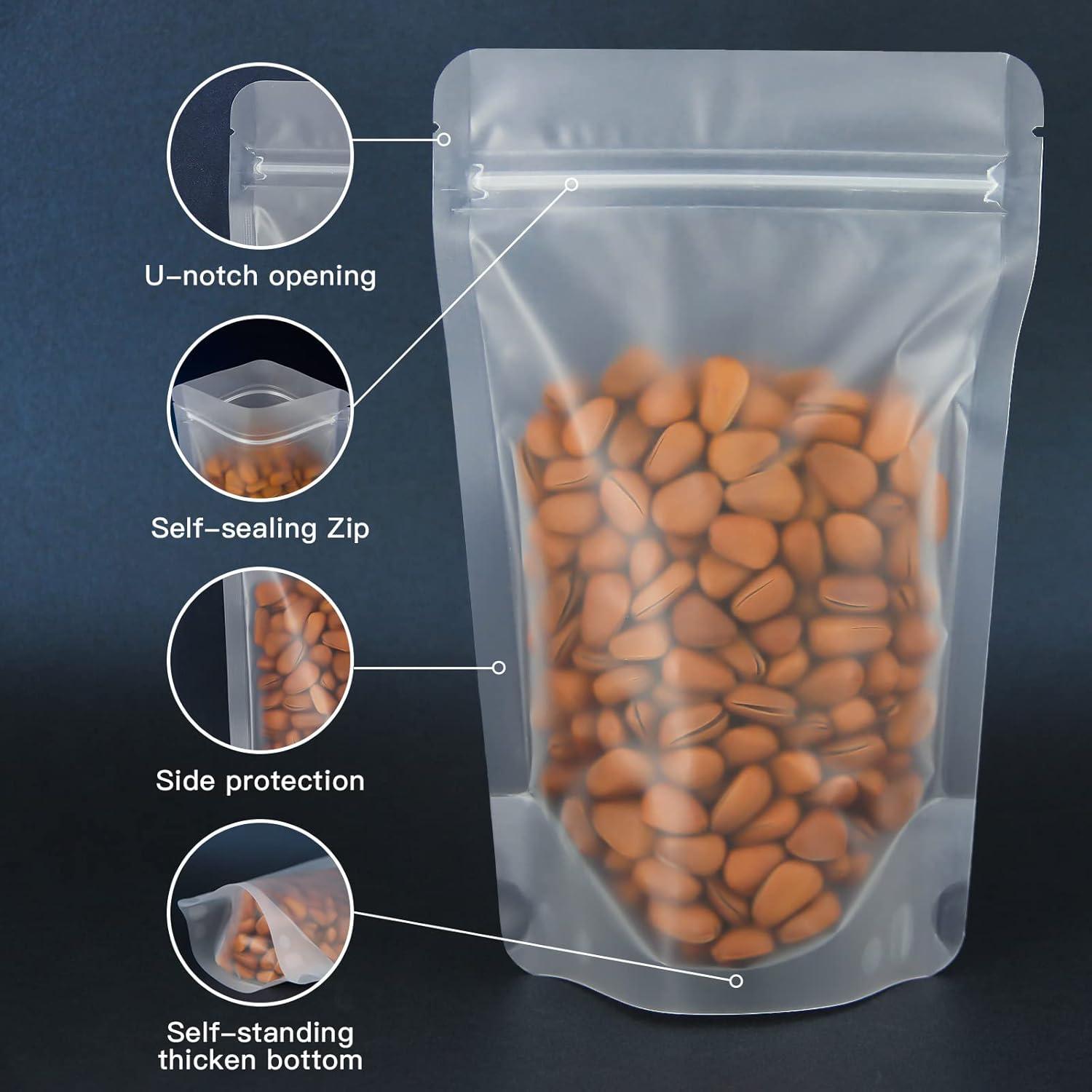 Bolsas Reutilizables FireKylin 100 Pcs 12.95x20.07 cm Mate