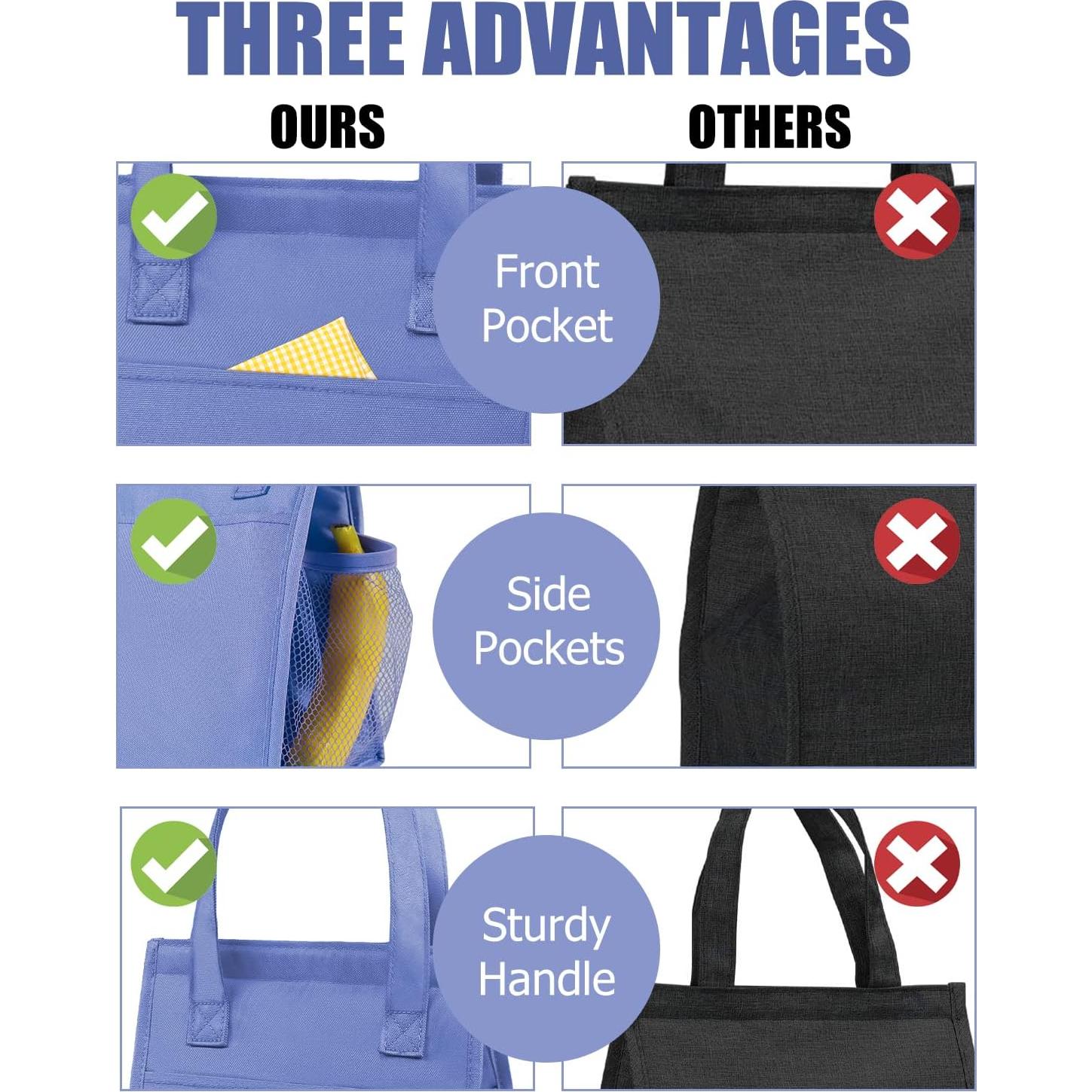 Bolsa de Almuerzo Aislada Fmeida 6.75L Púrpura para Mujeres