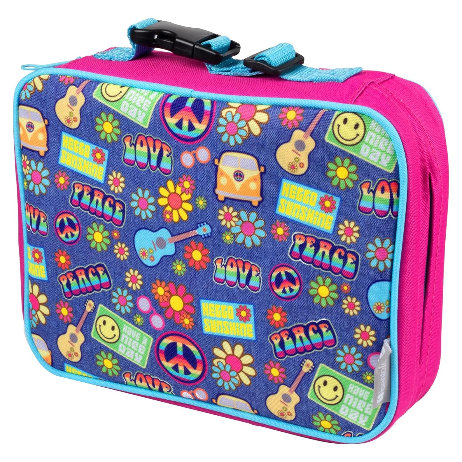 Bolsa Térmica de Almuerzo Bentology Retro Hippie 25.4x20.3cm