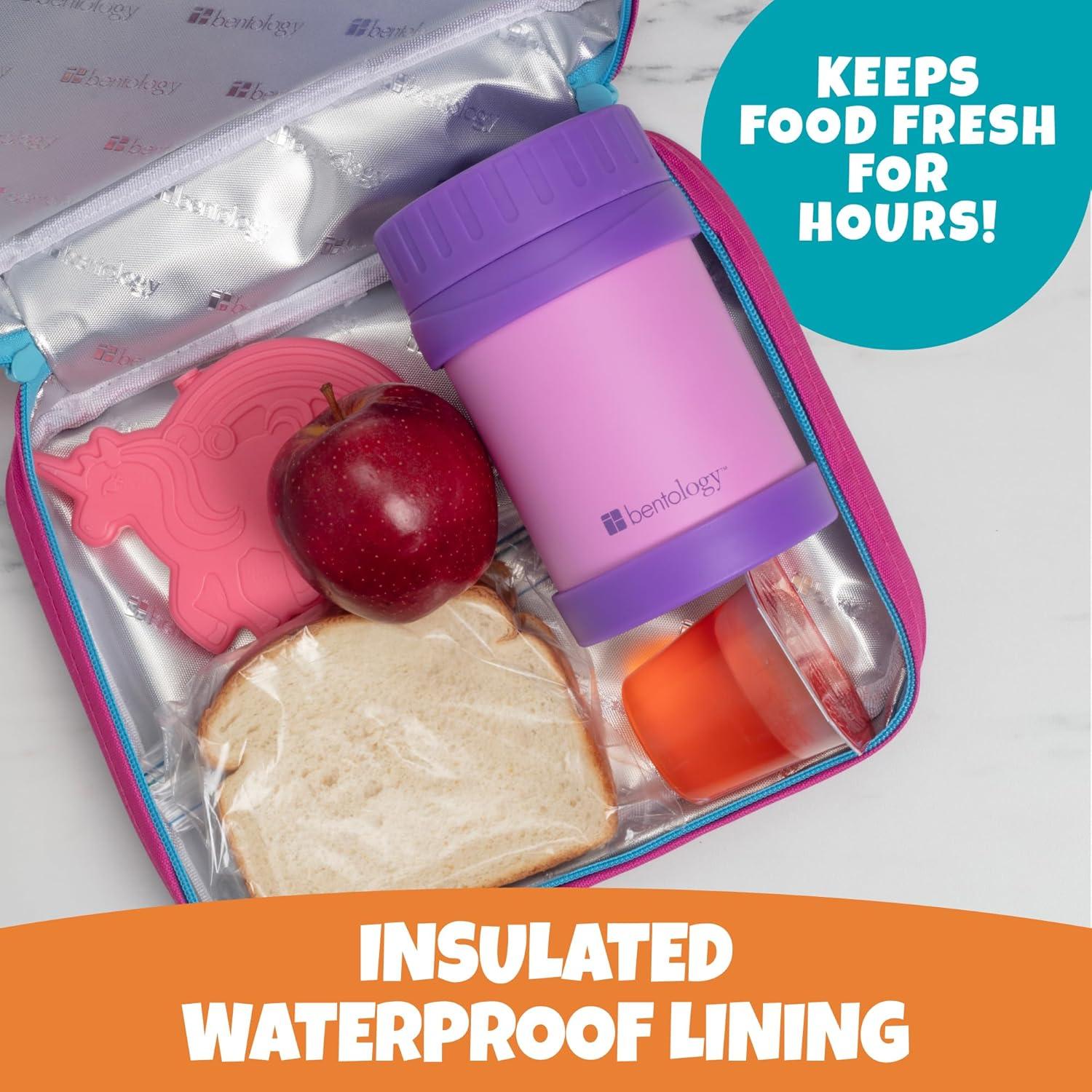 Bolsa Térmica de Almuerzo Bentology Retro Hippie 25.4x20.3cm