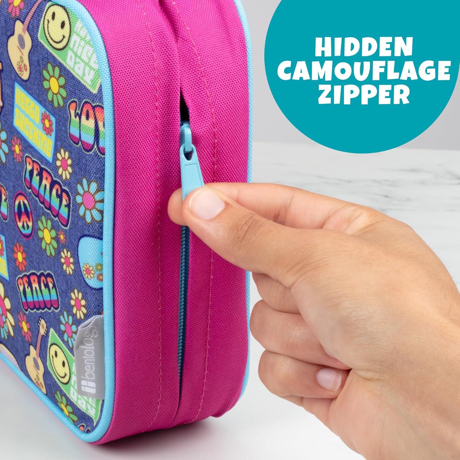 Bolsa Térmica de Almuerzo Bentology Retro Hippie 25.4x20.3cm