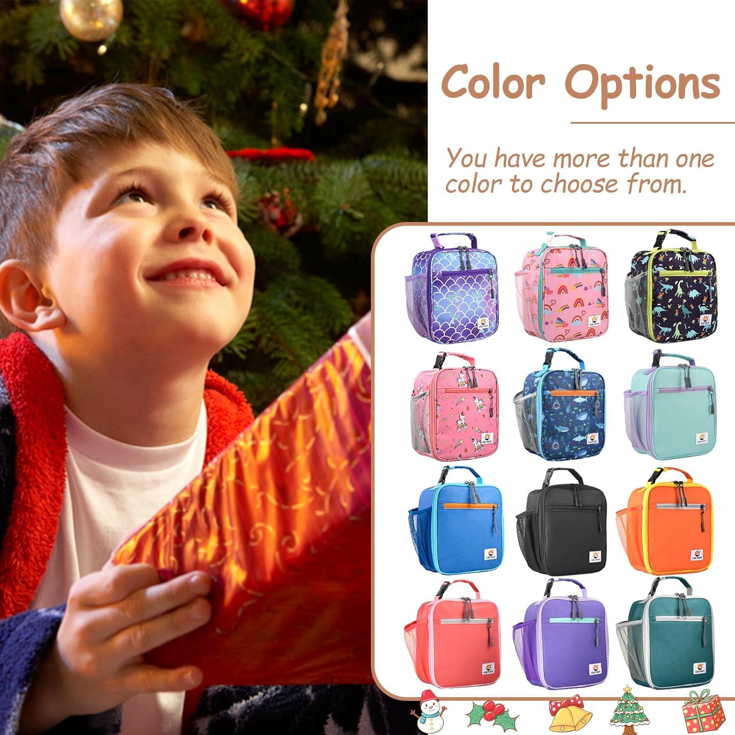 Bolsa de Almuerzo Aislada CaCTOUR Dino Marrón 20.1x9.9x24.1 cm