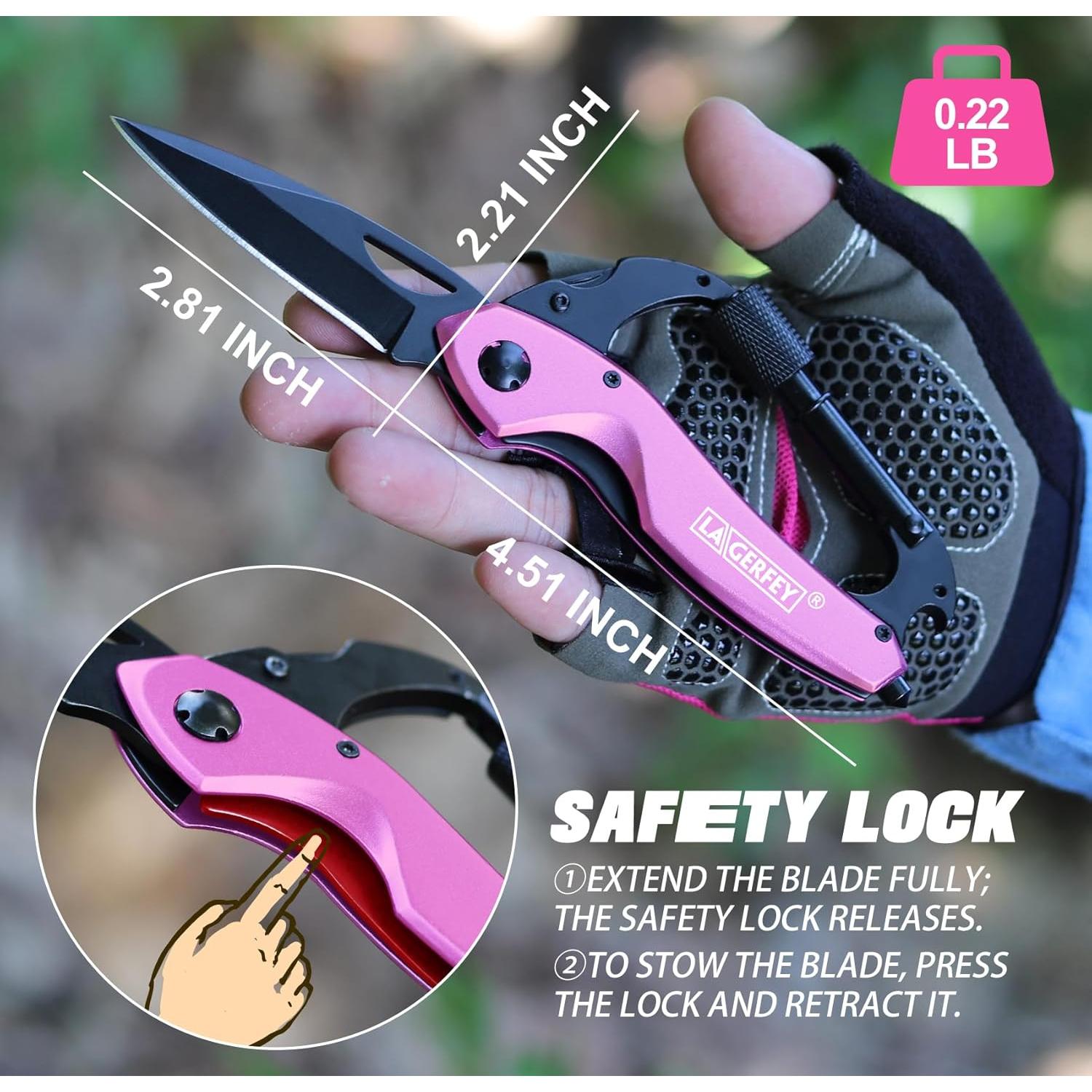 Multiherramienta LAGERFEY Rosa 11.18x5.08cm para Mujeres