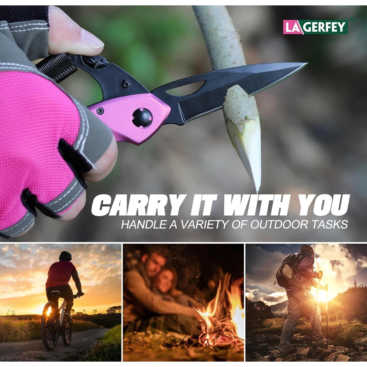 Multiherramienta LAGERFEY Rosa 11.18x5.08cm para Mujeres