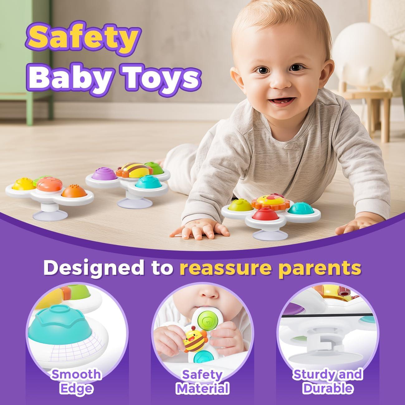 Juguetes de Taza de Succión Narrio para Bebés 6-36 Meses