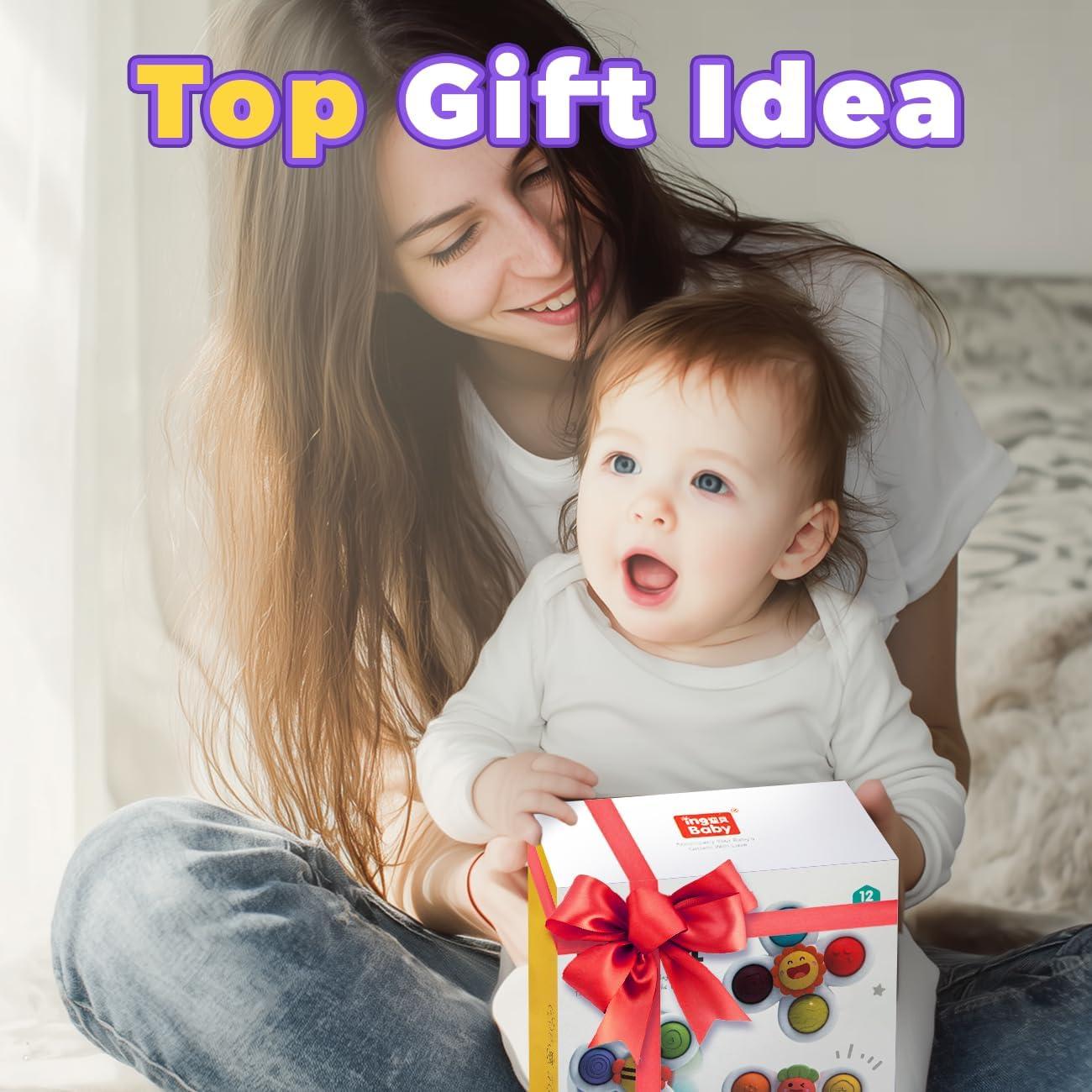 Juguetes de Taza de Succión Narrio para Bebés 6-36 Meses