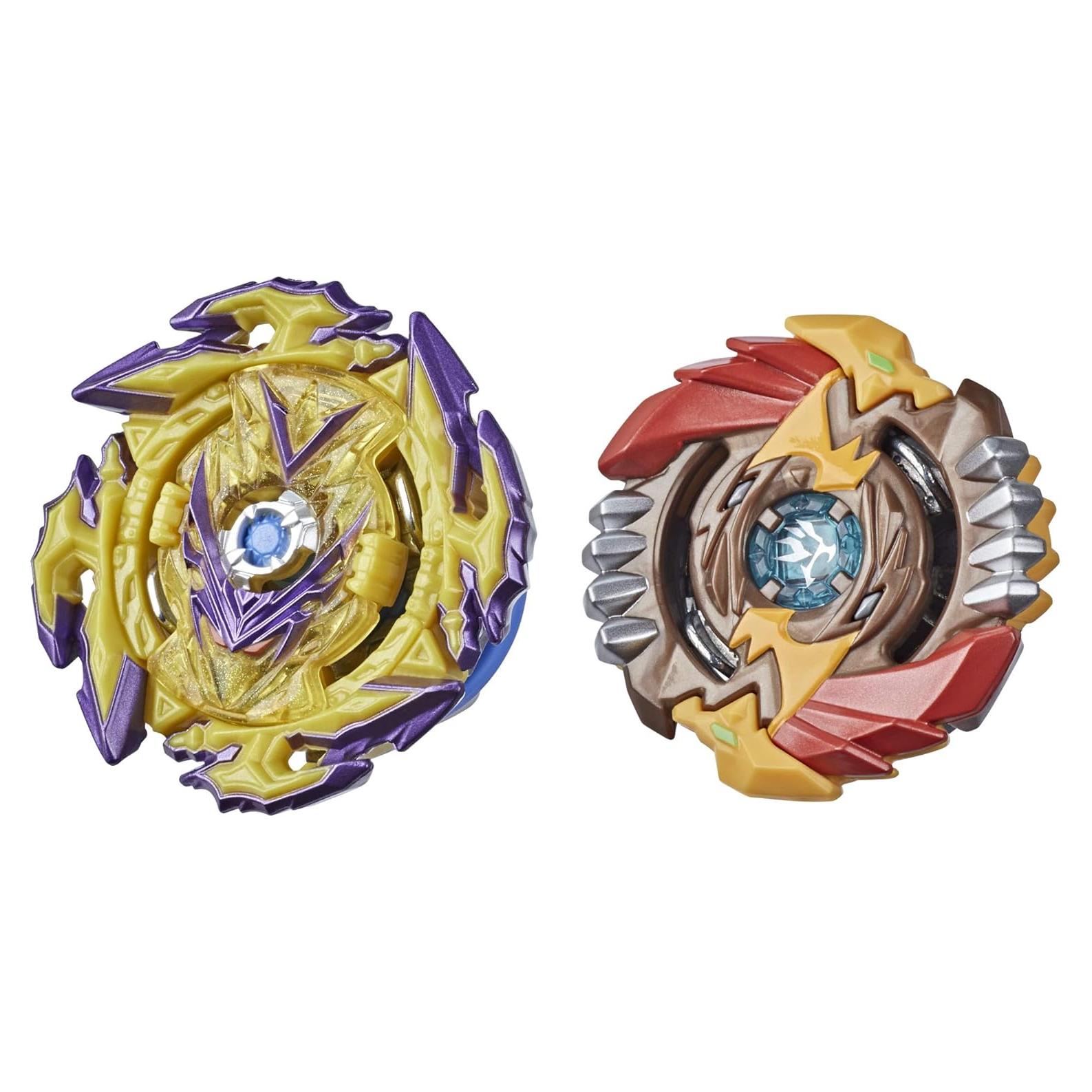 Beyblade Burst Speedstorm Doble Pack: Valtryek V6 y Regulus R6