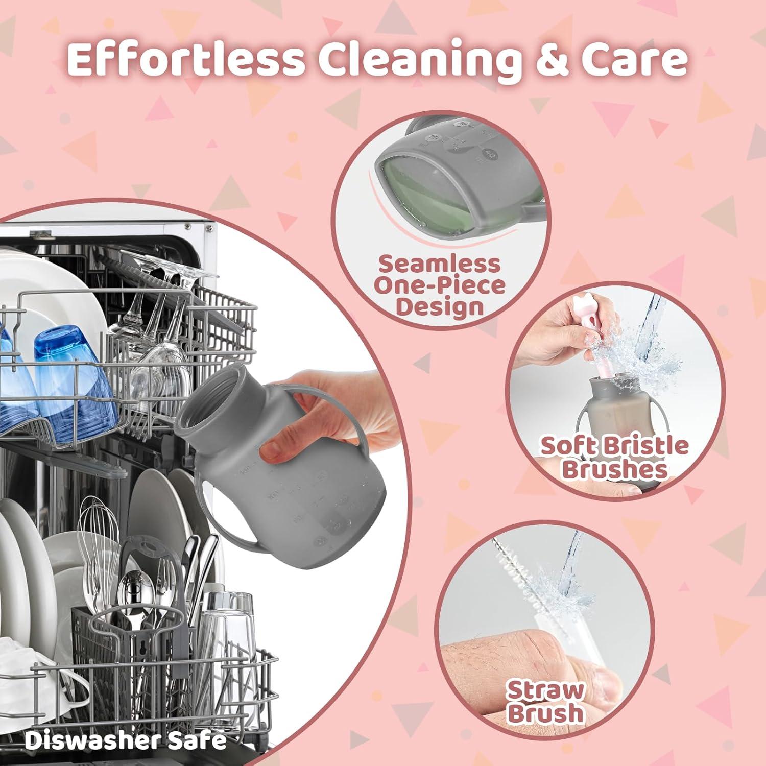 Bolsas de Comida Reutilizables para Bebés LOTBILL - 2 Unidades Gris