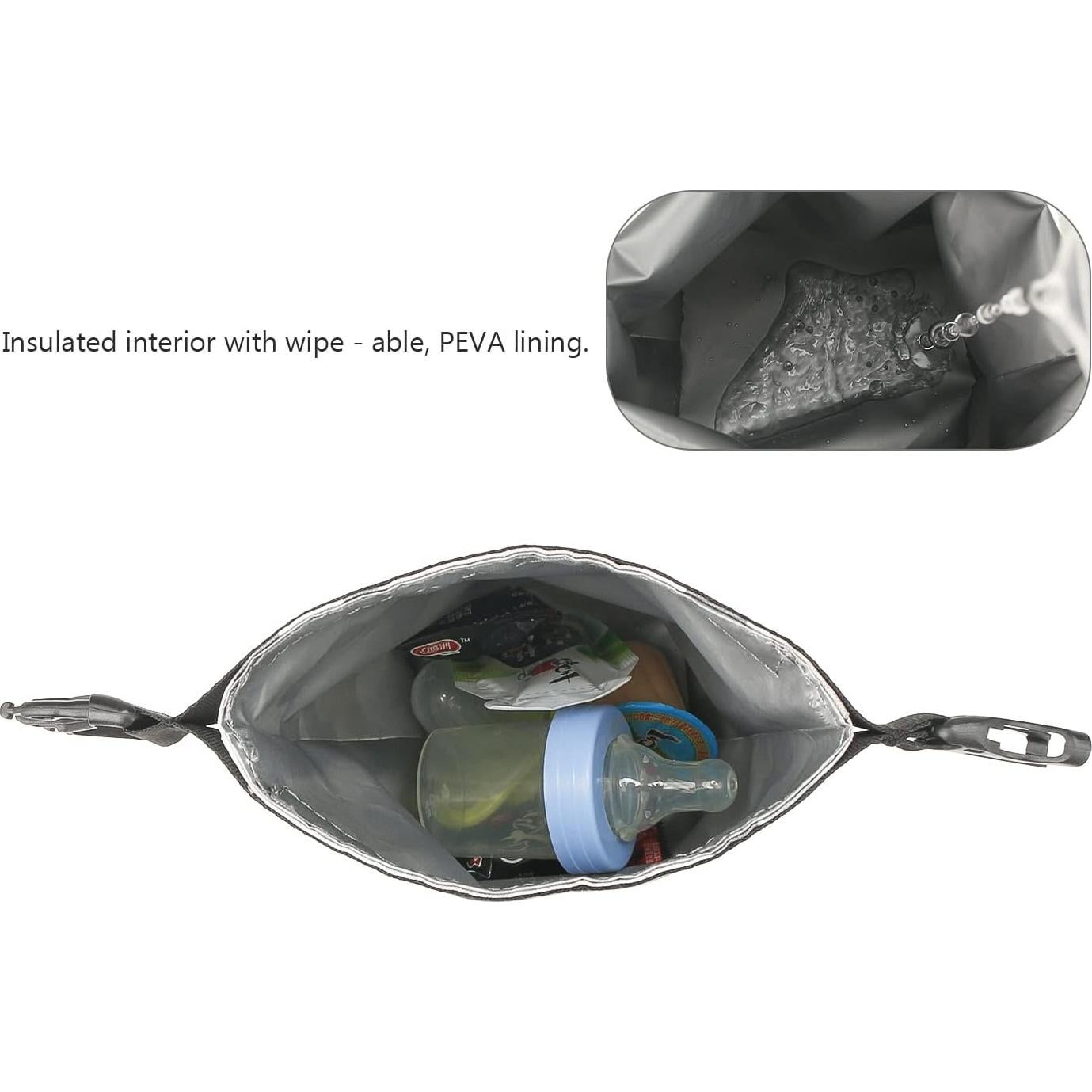 Bolsa Térmica Reutilizable MOV COMPRA Mini Floral Amarilla