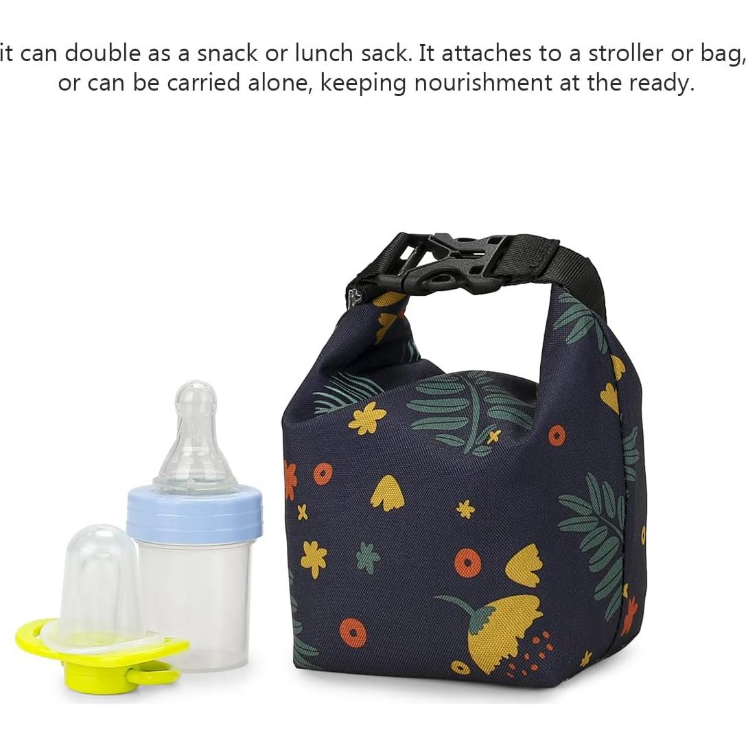 Bolsa Térmica Reutilizable MOV COMPRA Mini Floral Amarilla