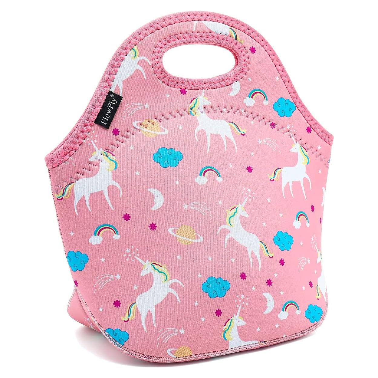 Bolsa Térmica Reutilizable FlowFly Unicornio Neopreno 30x16x30cm