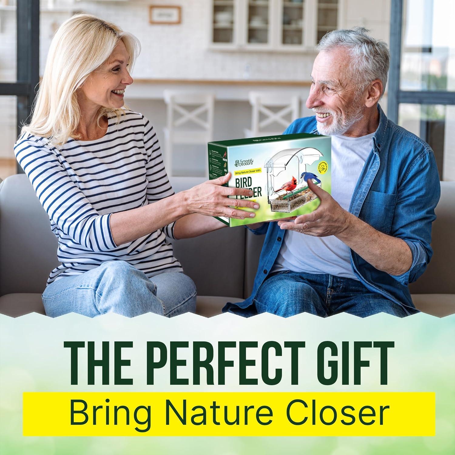 Comedero para Aves de Ventana Smartify Creations Acrílico